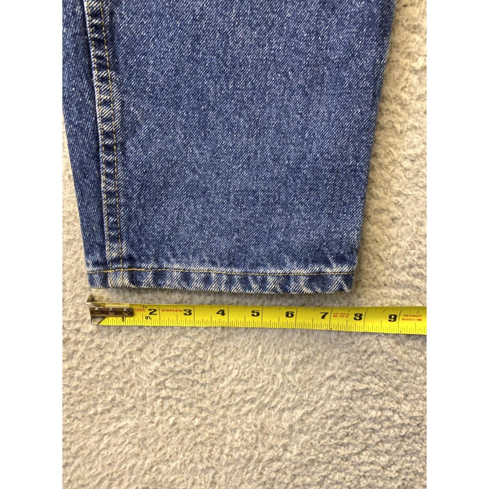Vintage Riders Jeans Womens 36x31 Blue Straight Leg High Rise Denim /0420 Size 25" / US 0 / IT 36 - 5 Thumbnail