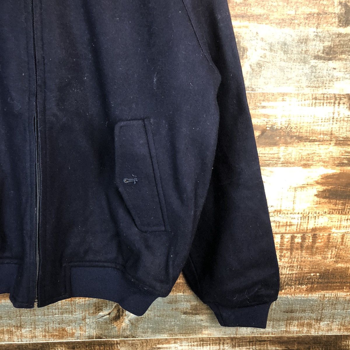 Japanese Brand Bug Stag Dark Blue Bombers Jacket #A1302 Size US M / EU 48-50 / 2 - 8 Thumbnail