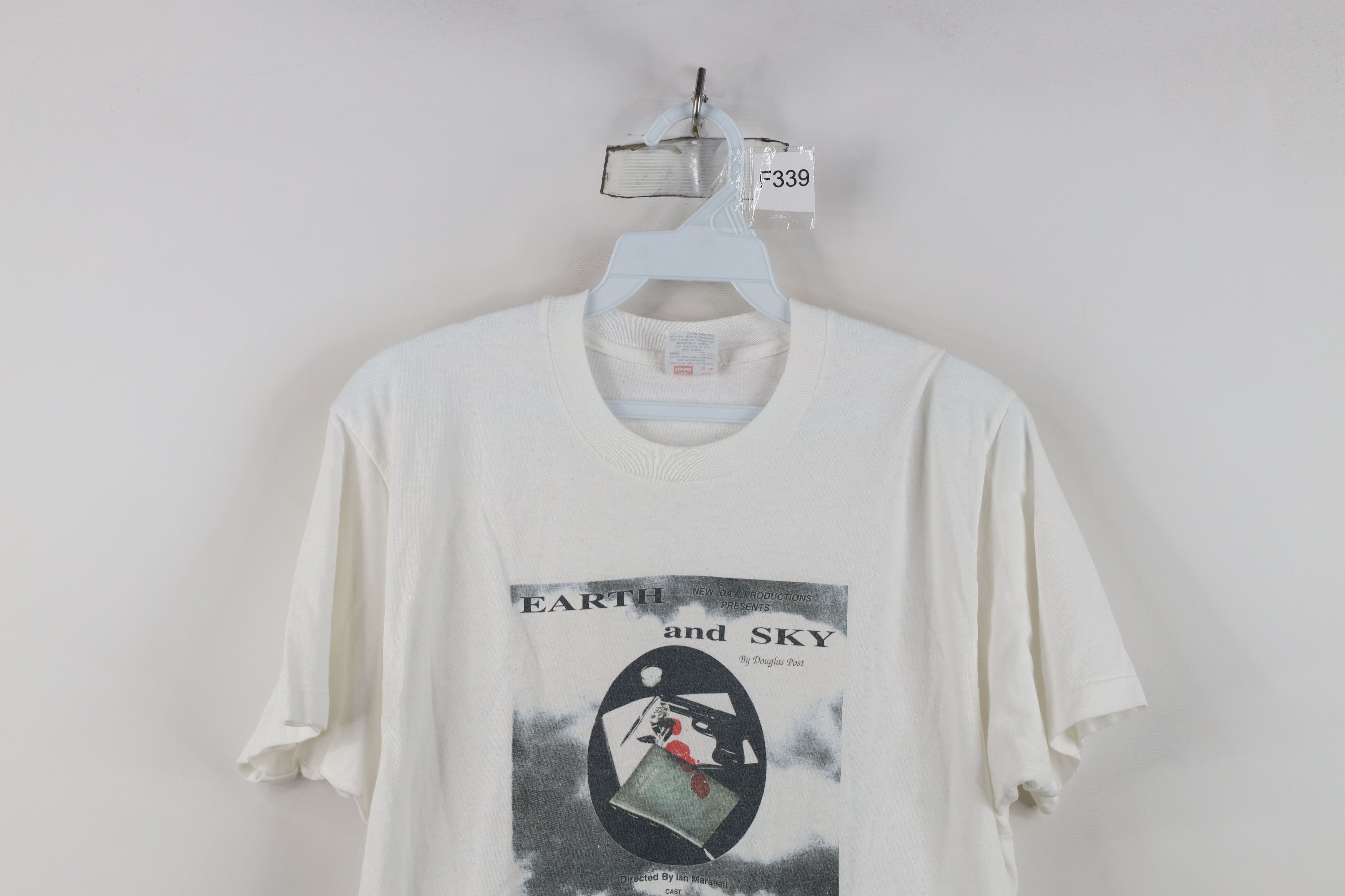 Vintage Vintage 90s and Sky Douglas Post Play Short Sleeve T-Shirt Size L / US 10 / IT 46 - 2 Thumbnail