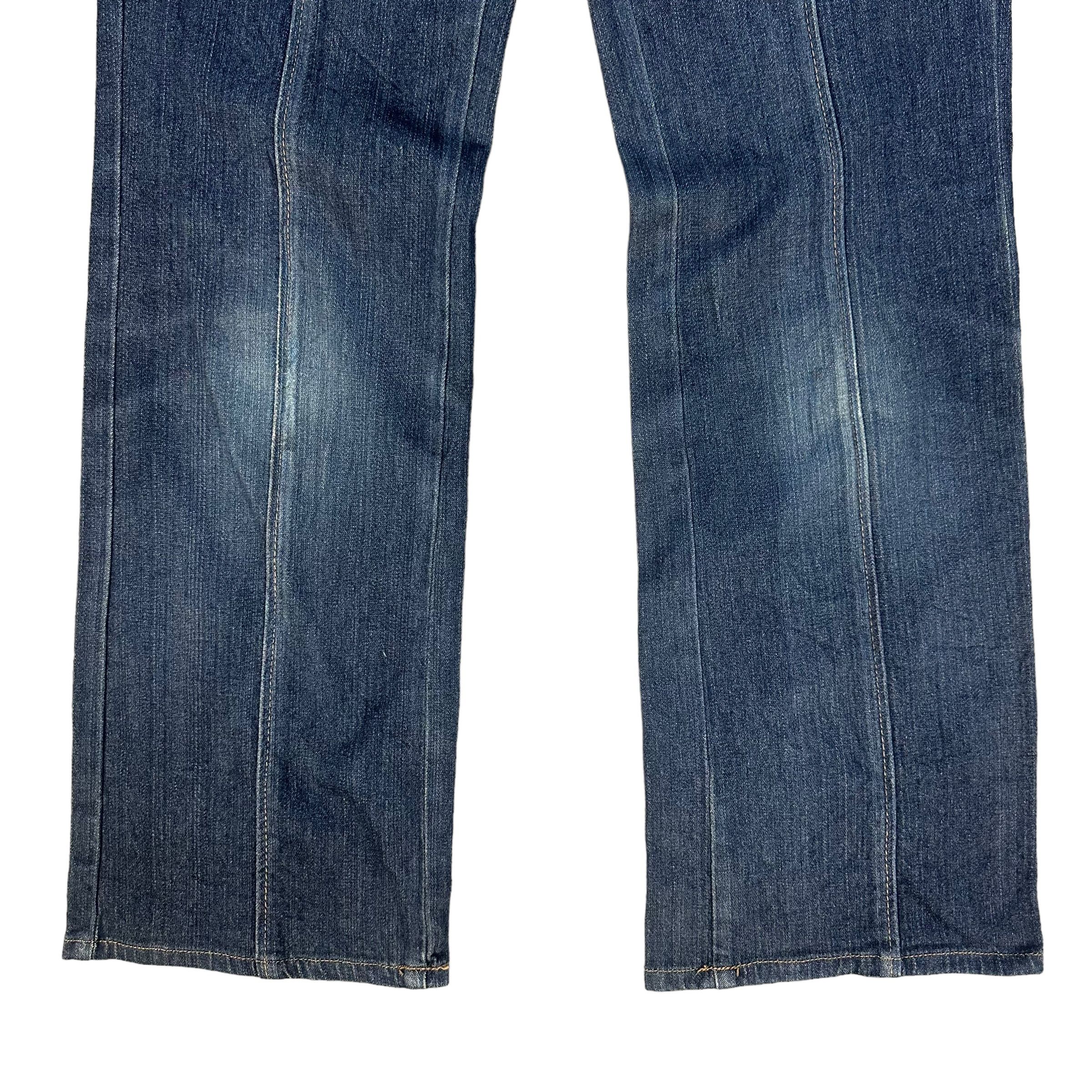 Japanese Brand UNBRAND NICE DESIGN JEANS #8863-032 Size 26" / US 2 / IT 38 - 4 Thumbnail