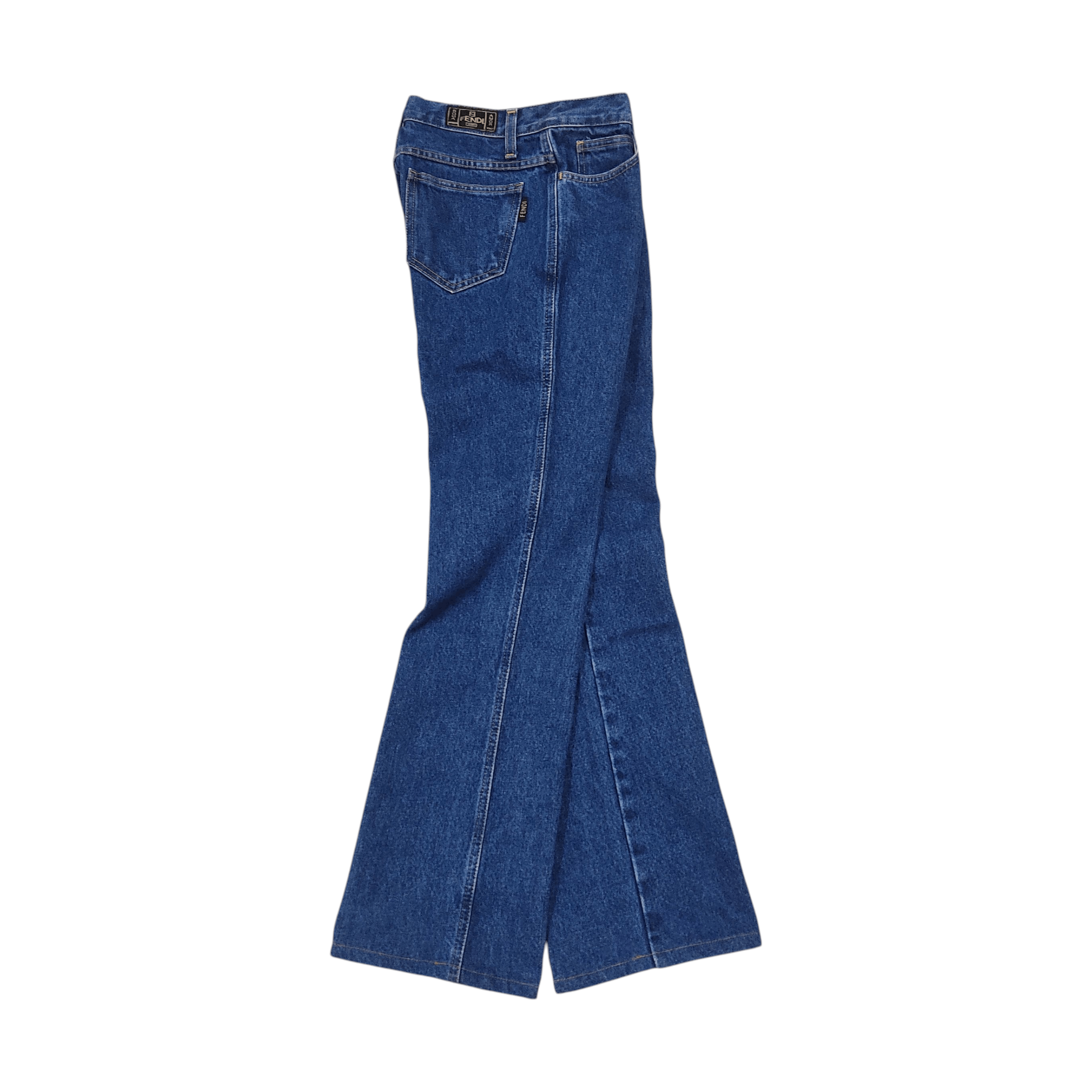 Fendi Fendi Mid Rise 5 Pockets Flare Blue Denim Pants Size 28" / US 6 / IT 42 - 5 Thumbnail