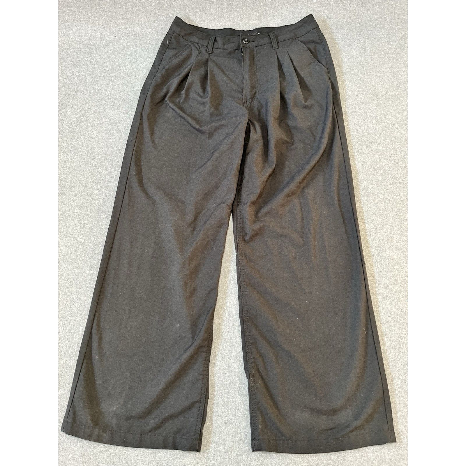 Vans VANS Pants Mens 29 Black Chino Straight Loose Fit Pockets Size US 29 - 1 Thumbnail