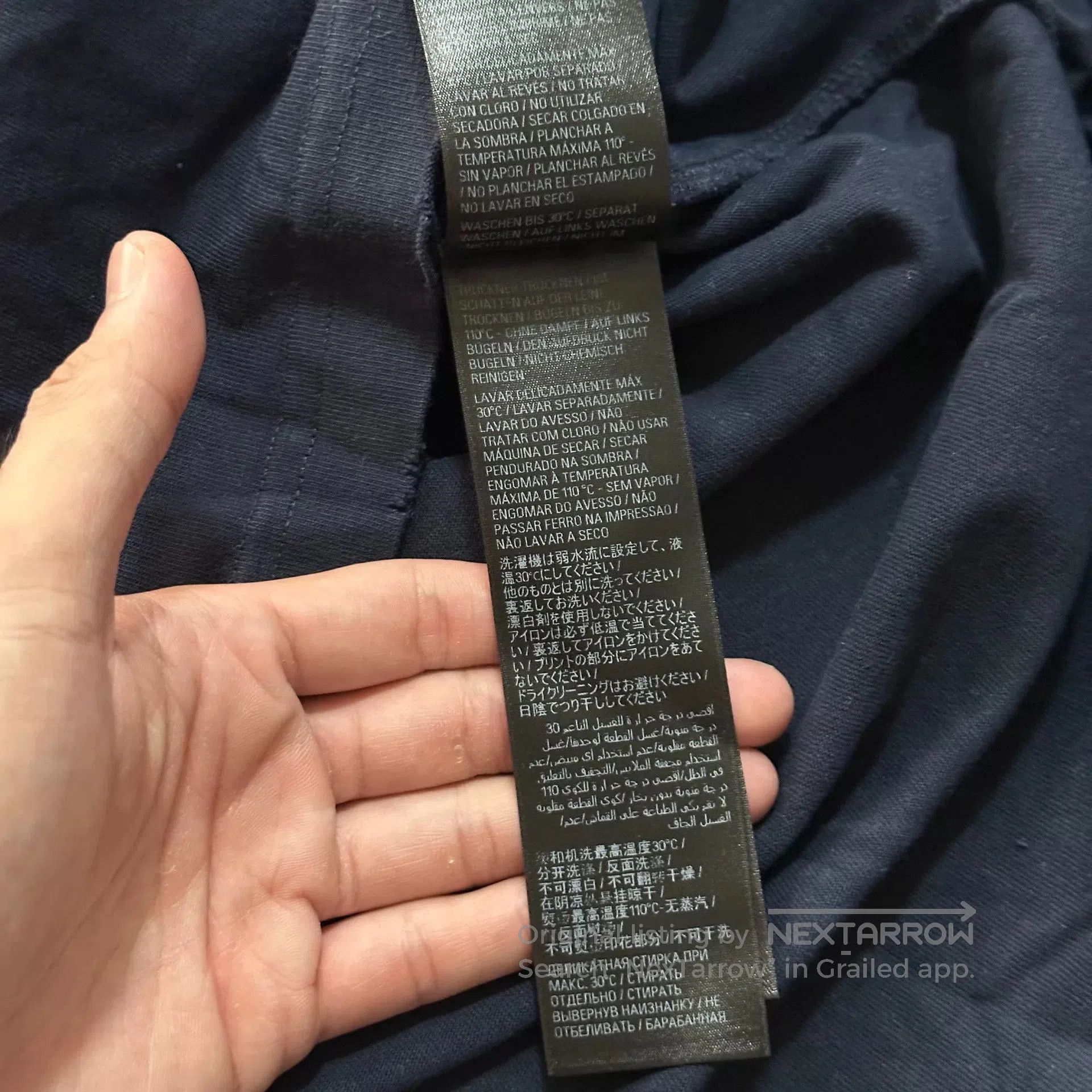 Balenciaga Balenciaga Distressed Blue Short Sleeve Tee. Size US S / EU 44-46 / 1 - 9 Thumbnail
