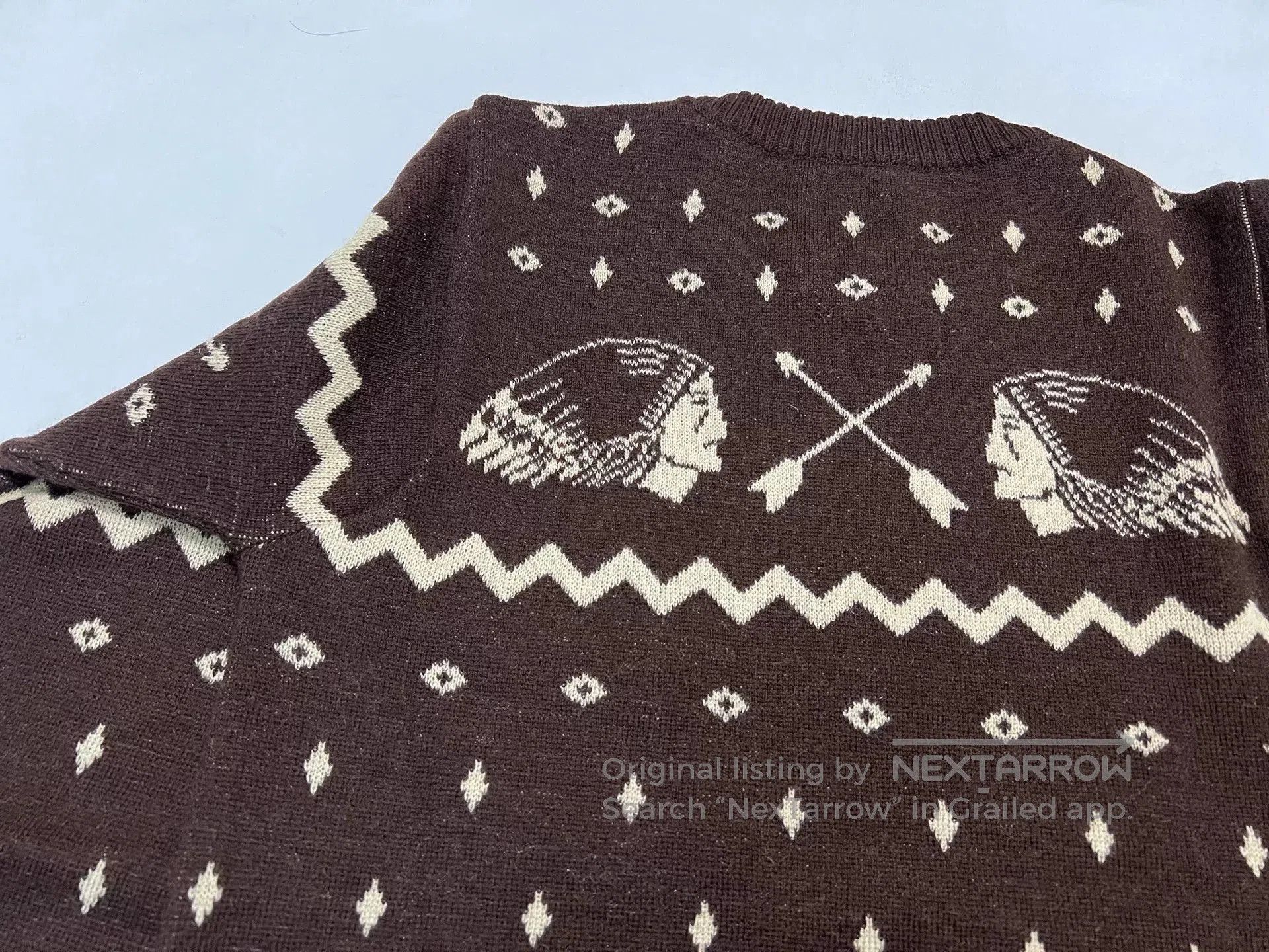 Visvim visvim 17AW VNTG Native Jacquard Knit. Size US M / EU 48-50 / 2 - 7 Thumbnail