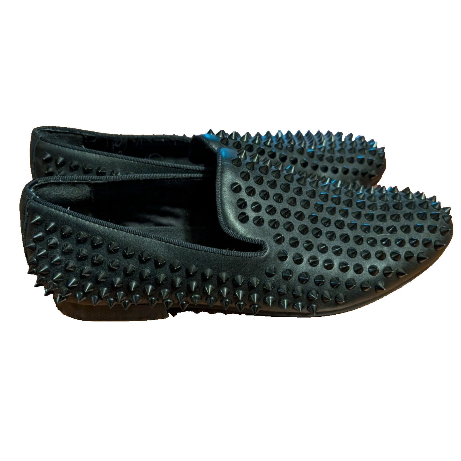 Saks Fifth Avenue Saks Fifth Avenue Studded Loafers Shoes Black Leather 9.5 Size US 9.5 / EU 42-43 - 1 Thumbnail
