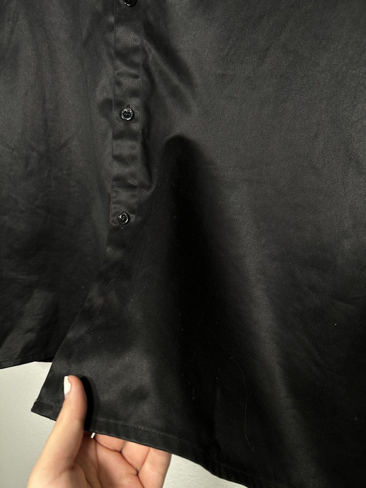 Balenciaga FW18 Heavy Metal Embroidered Oversized Camp Shirt Size US L / EU 52-54 / 3 - 4 Thumbnail