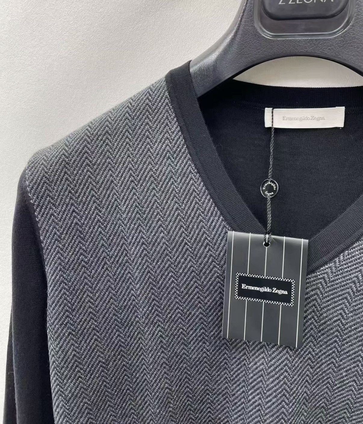 Ermenegildo Zegna Ermenegildo Zegna Wool/Cashmere Sweater J30 Size US L / EU 52-54 / 3 - 3 Thumbnail