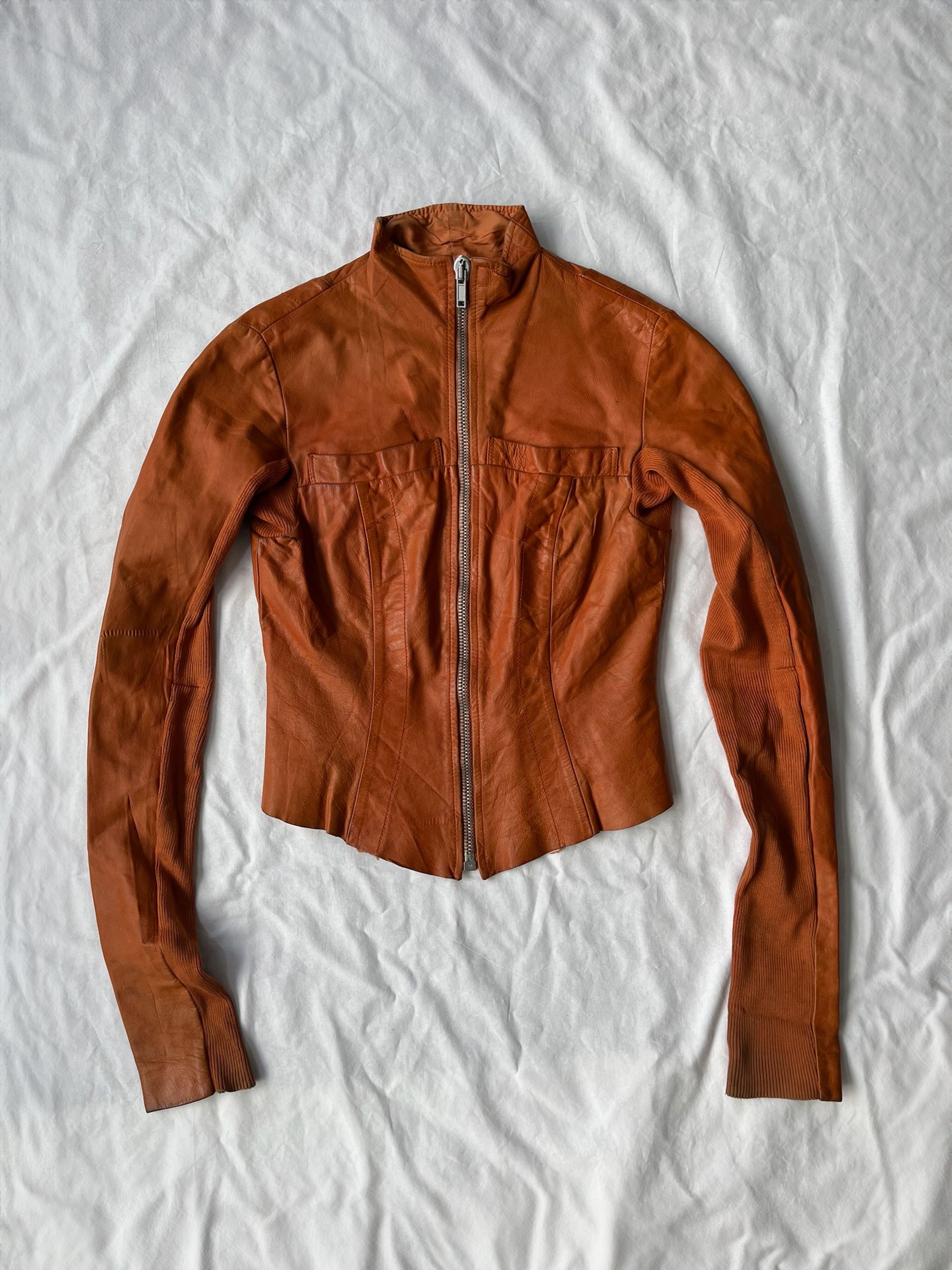Rick Owens rick owens olmar and mirta bozo leather jacket Size XS / US 0-2 / IT 36-38 - 2 Thumbnail
