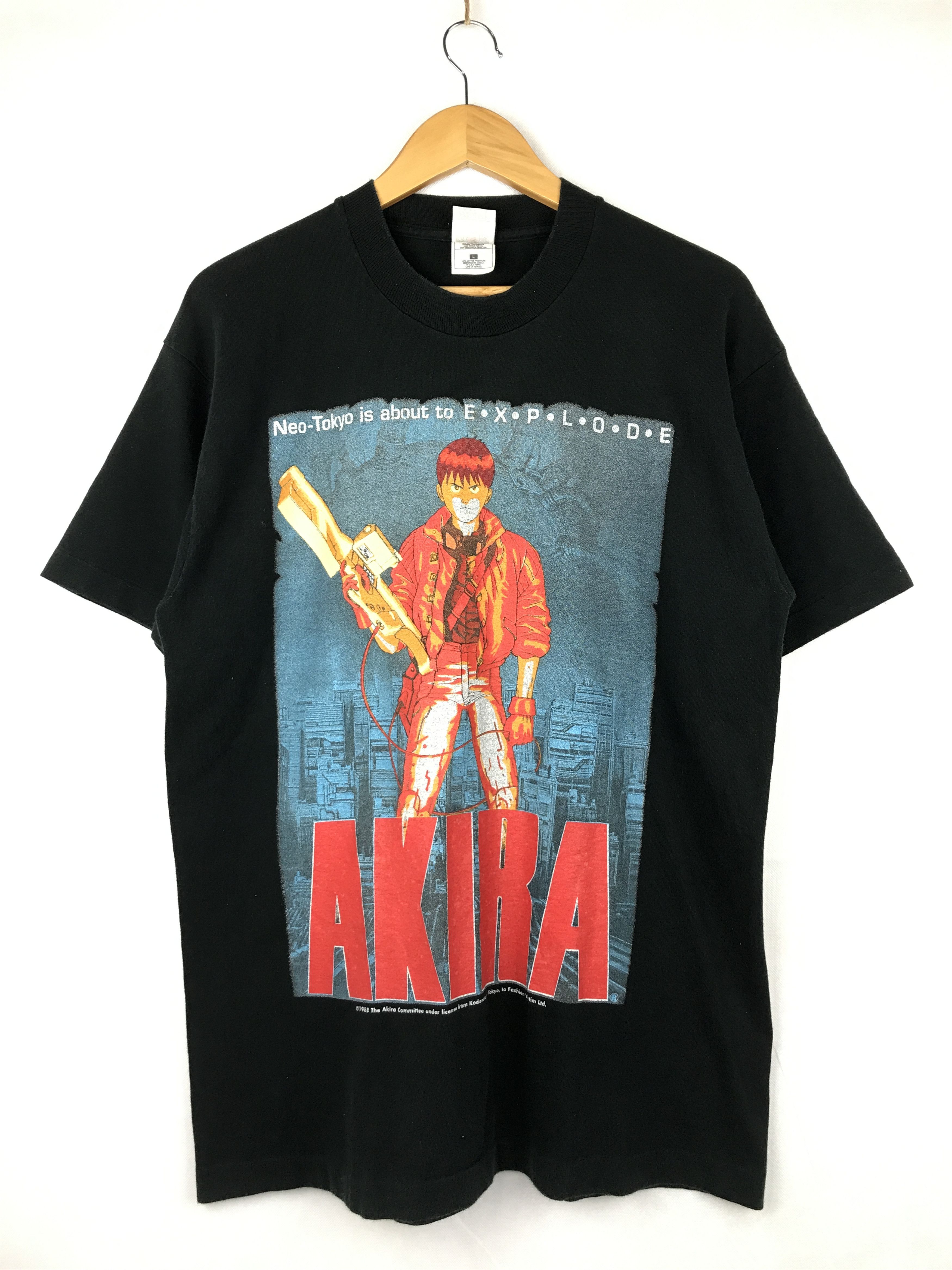 Style3 T-Shirt Uomo Kaneda Cyberpunk, Neo Tokyo Biker, 100% Cotone Premium, Stampa Originale Vintage, Vestibilità Regolare, Certificata Öko-Tex 100