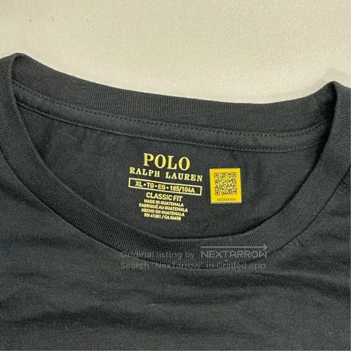 Polo Ralph Lauren Polo Ralph Lauren SS22 Men's Black Short Sleeve T. Size US XL / EU 56 / 4 - 2 Thumbnail