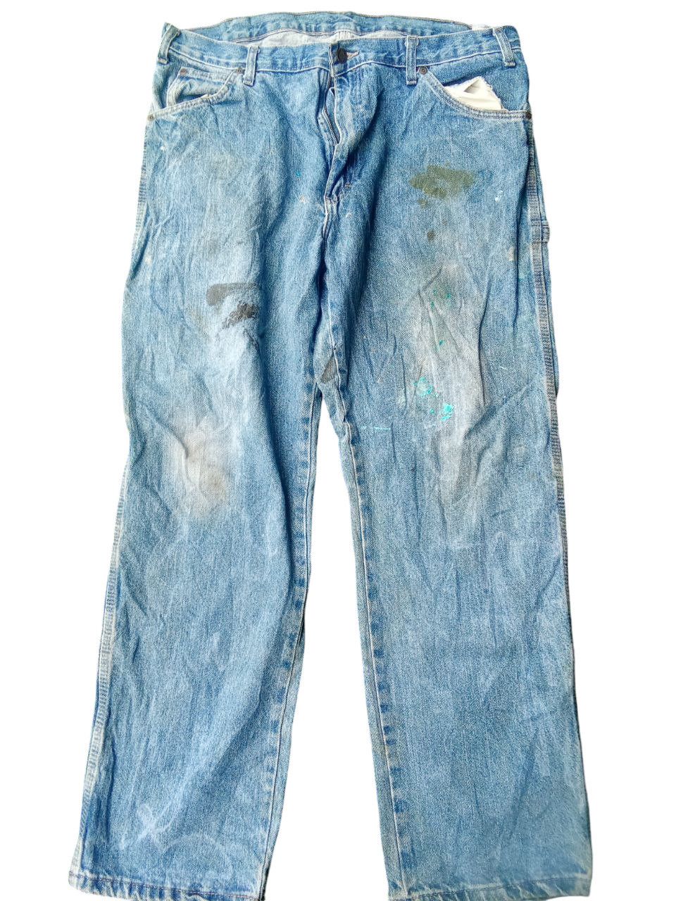 Dickies × Vintage Distress Dickies Carpenter Jeans Size US 36 / EU 52 - 1 Thumbnail