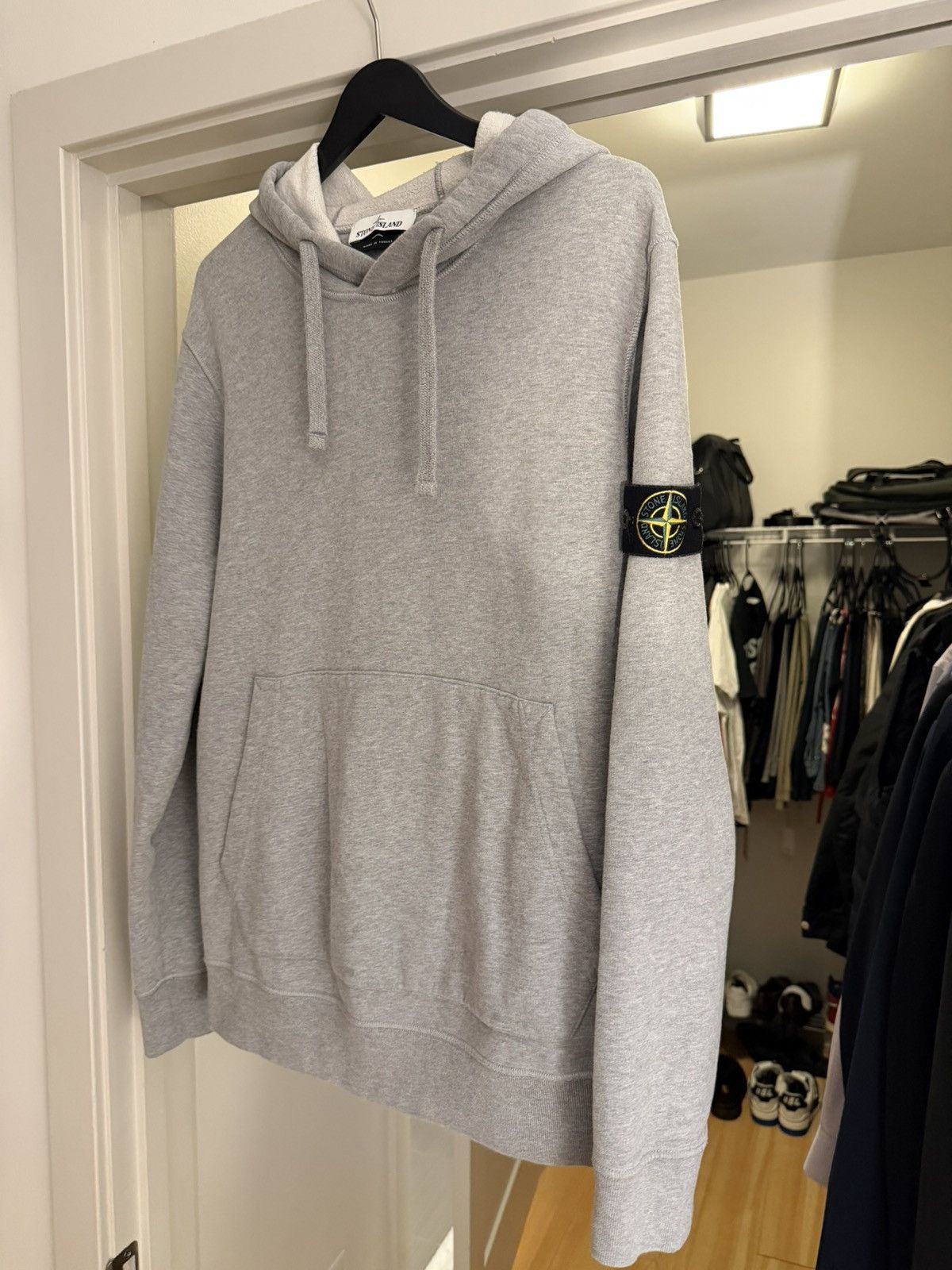 Stone Island Grey Stone Island Hoodie Size US M / EU 48-50 / 2 - 2 Thumbnail