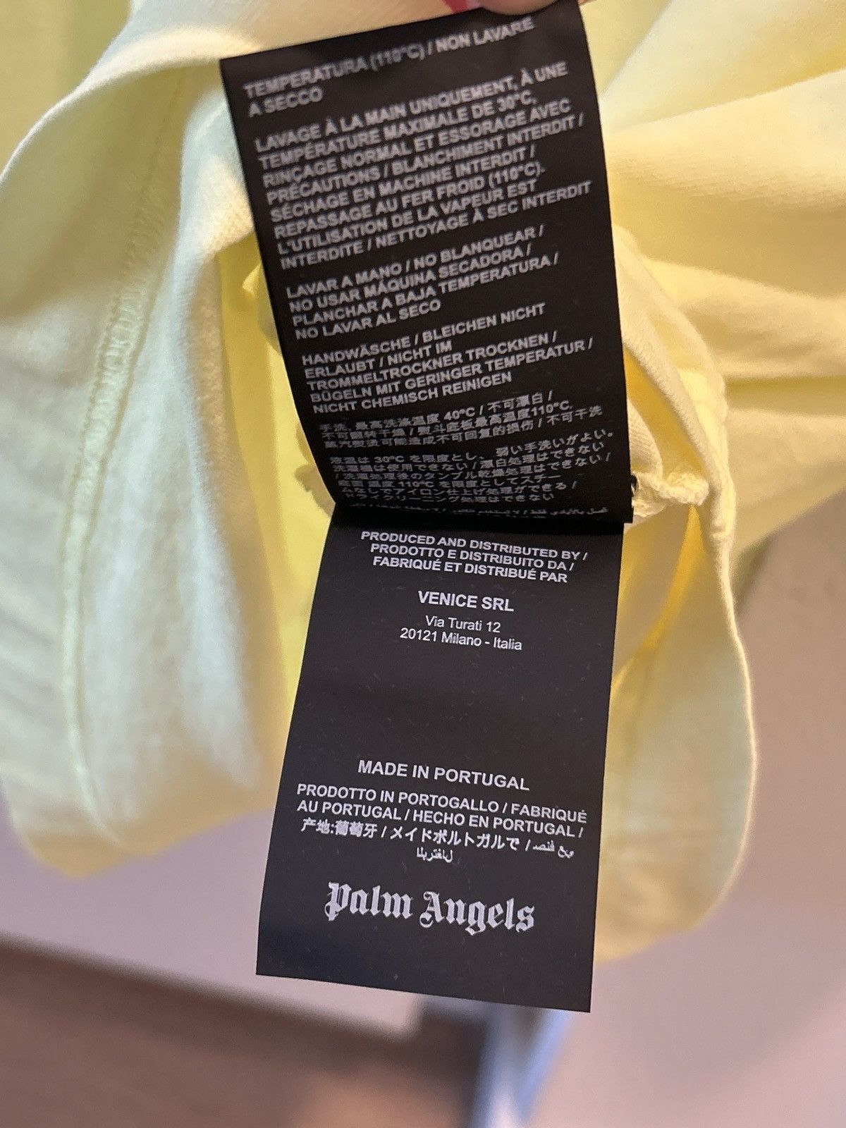 Palm Angels Palm Angels Yellow Classic Logo Oversized Tee $230 Size US XS / EU 42 / 0 - 7 Thumbnail