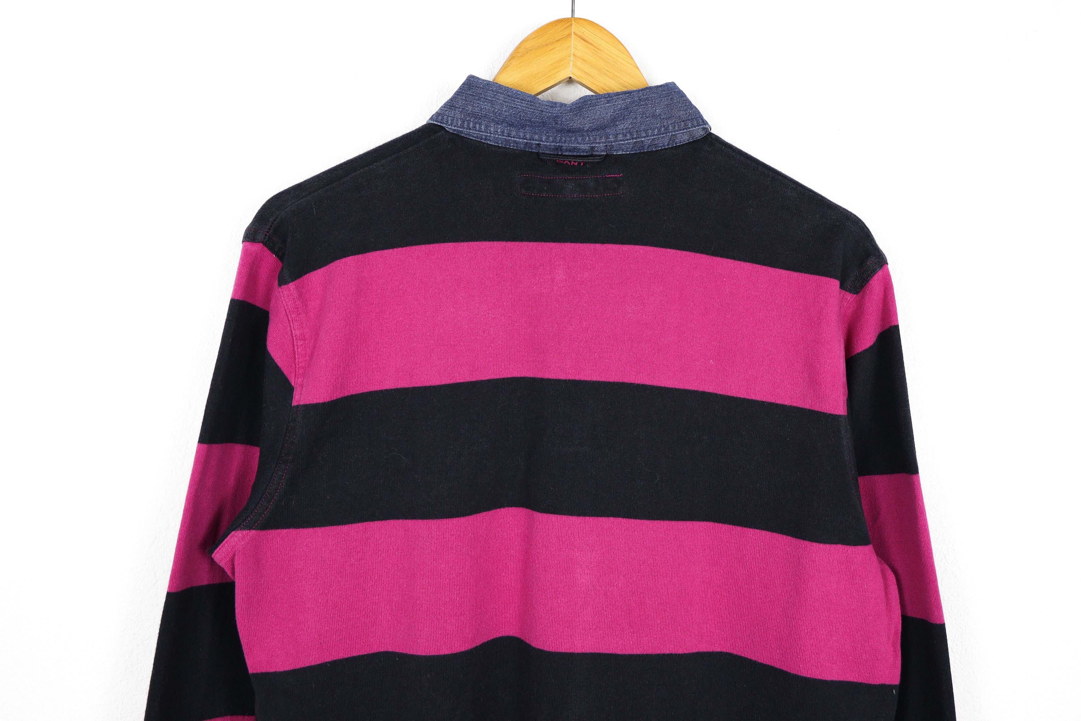 Gant Vintage Gant Logo Striped Preppy Rugby Polo Shirt Size US M / EU 48-50 / 2 - 8 Thumbnail