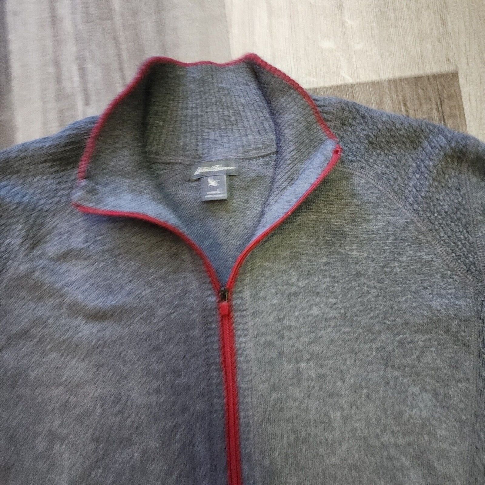 Eddie Bauer Eddie Bauer Women's L Gray Red 1/2 Zip Jogger Vilofit Size L / US 10 / IT 46 - 2 Thumbnail