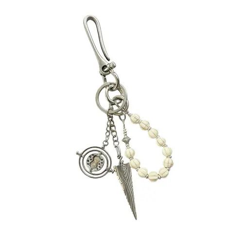 Jewelry Black Native American Style Keychain with Beads and Charms Size ONE SIZE - 5 Thumbnail