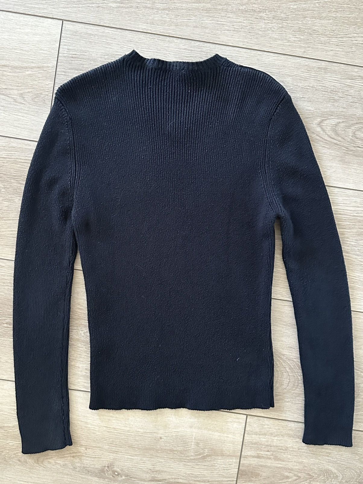 Helmut Lang Helmut Lang Archive Patch Sweater V Neck Size US S / EU 44-46 / 1 - 3 Thumbnail