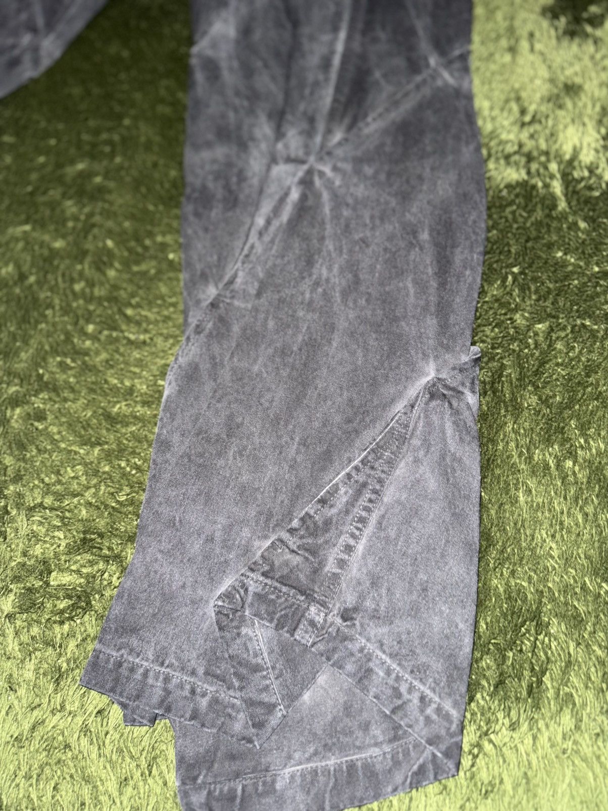 Juntae Kim [L] JUNTAE KIM Gathered Twist Dyed Shell Trousers Size US 34 / EU 50 - 6 Thumbnail