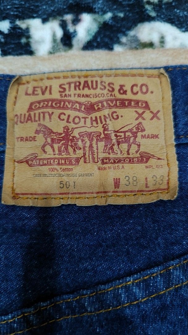 Levi's Vintage Clothing Vintage Early 80s Levi’s 501 Small e Jeans USA Made W38 L33 Size US 36 / EU 52 - 3 Thumbnail