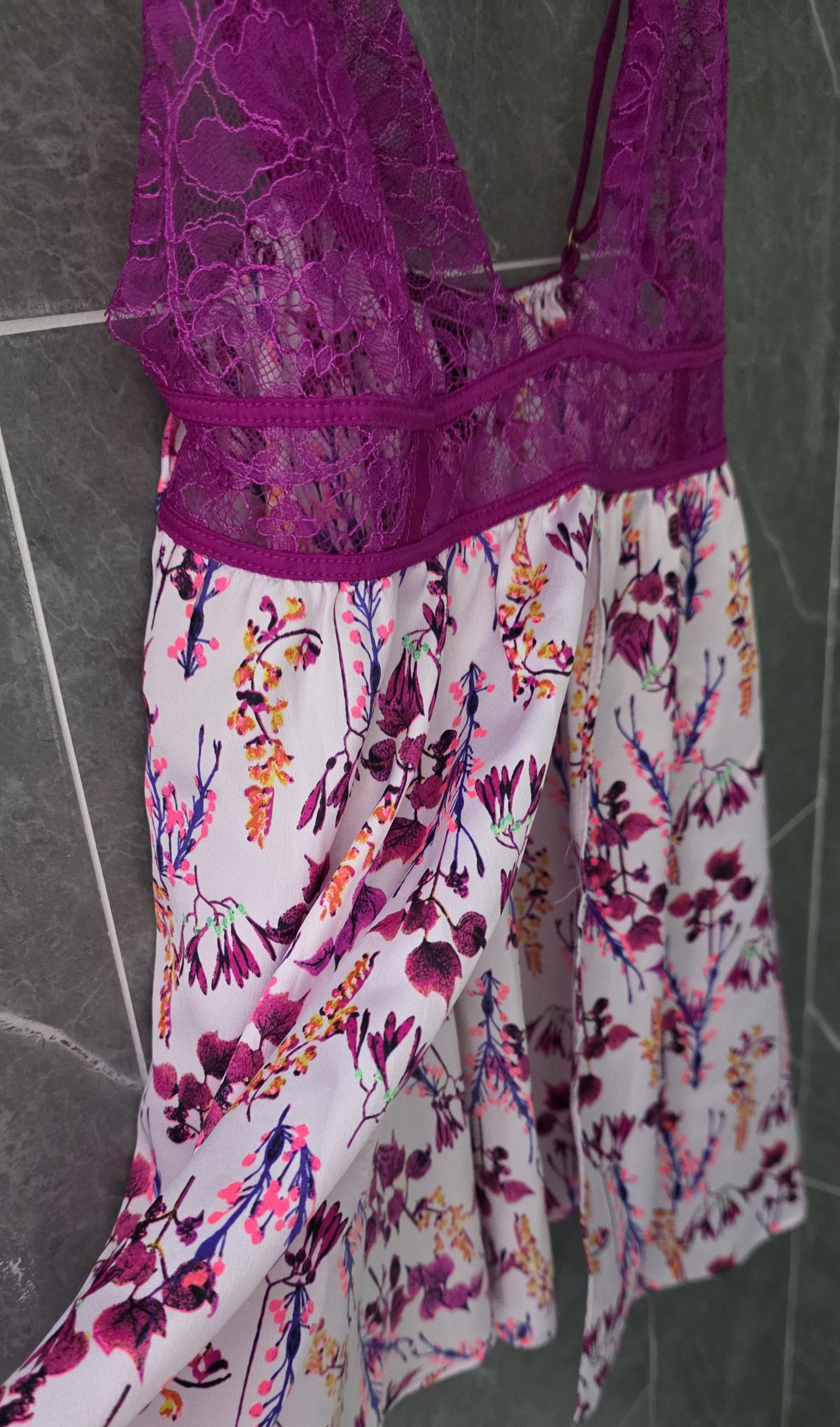 Victoria's Secret NWOT Victoria's Secret Pink Floral Babydoll Top Open XS Size XS / US 0-2 / IT 36-38 - 5 Thumbnail
