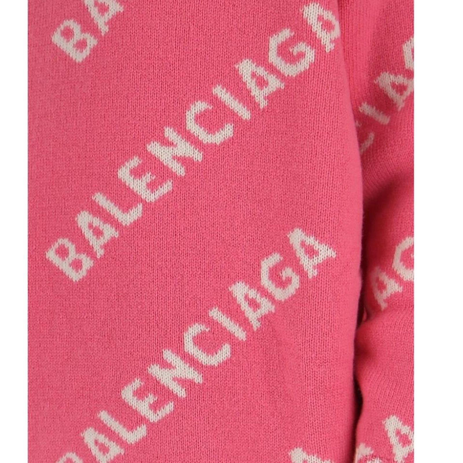 Balenciaga logo intarsia sweater Size M / US 6-8 / IT 42-44 - 6 Thumbnail