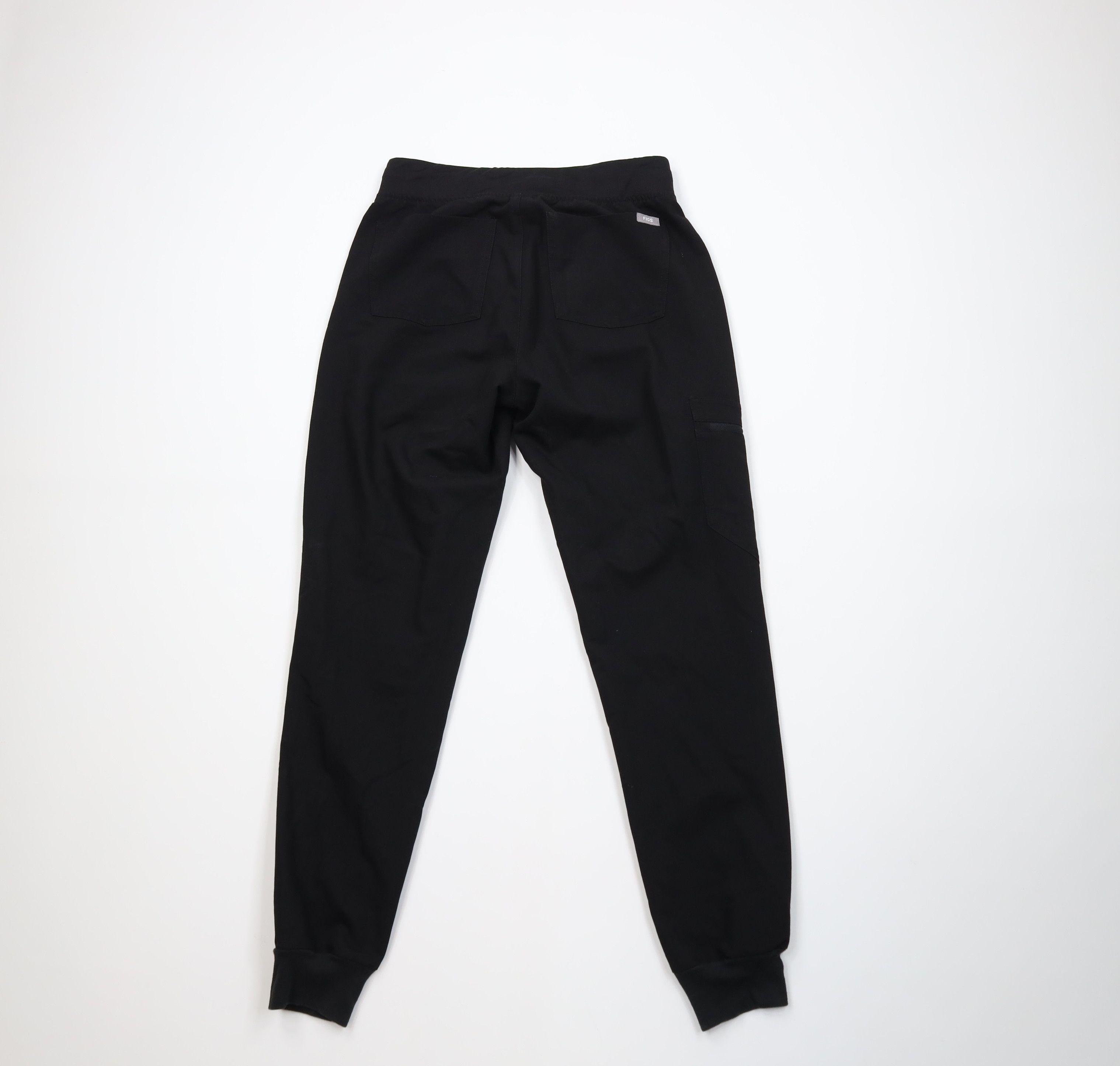 Vintage FIGS Collection Cuffed Nursing Scrubs Joggers Pants Black Size 26" / US 2 / IT 38 - 7 Thumbnail