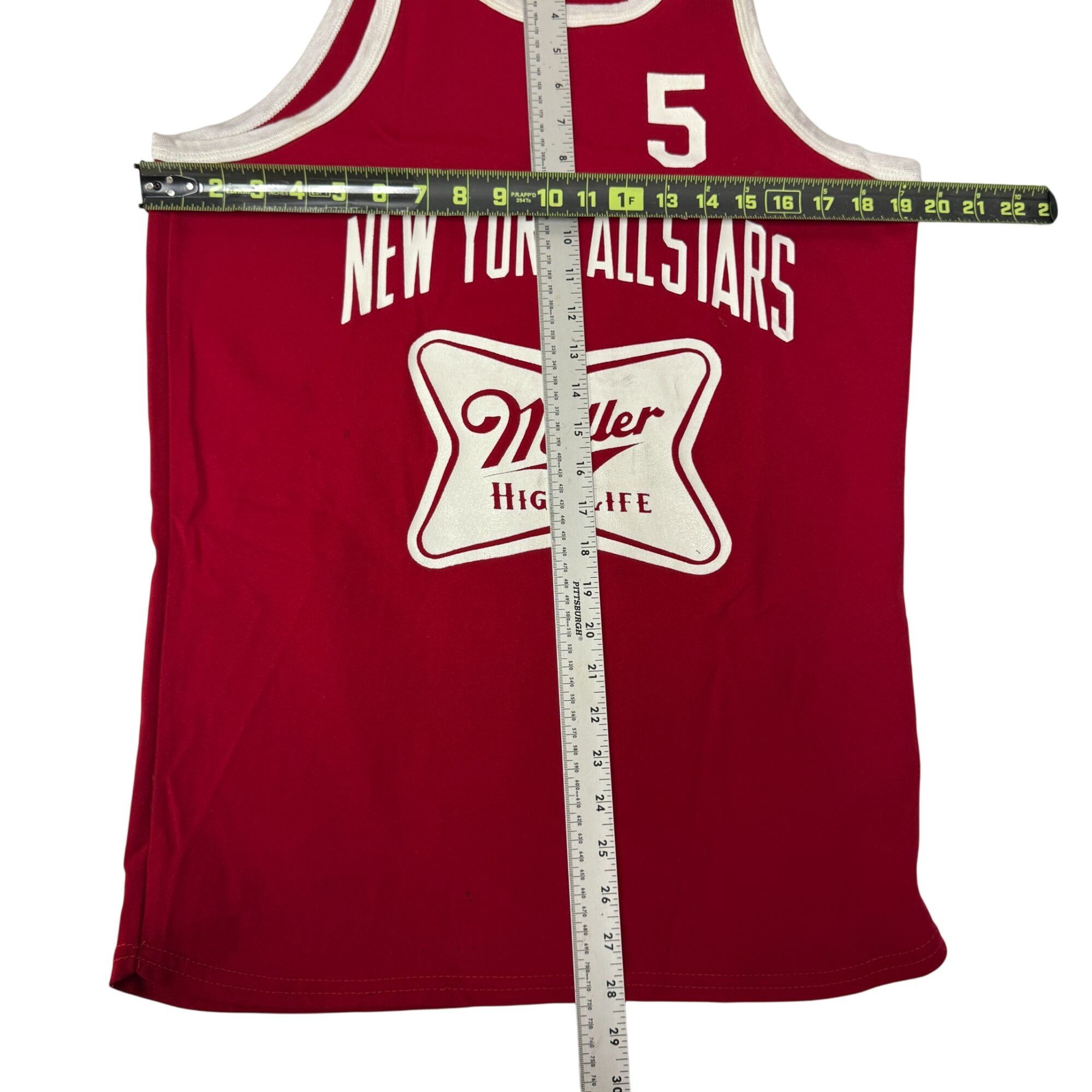 Other 60's Empire MILLER HIGH LIFE Promo BEER Jersey NY All Stars Size US L / EU 52-54 / 3 - 8 Thumbnail