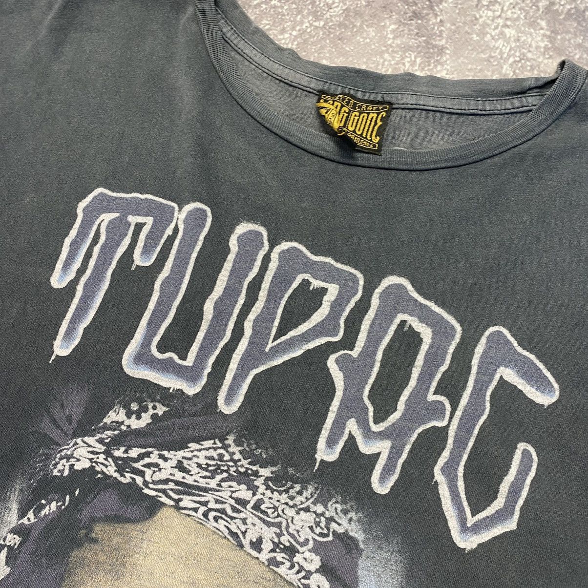 Band Tees Vintage Tupac 2Pac Big Face logo 2017 rap tee Size US XL / EU 56 / 4 - 4 Thumbnail