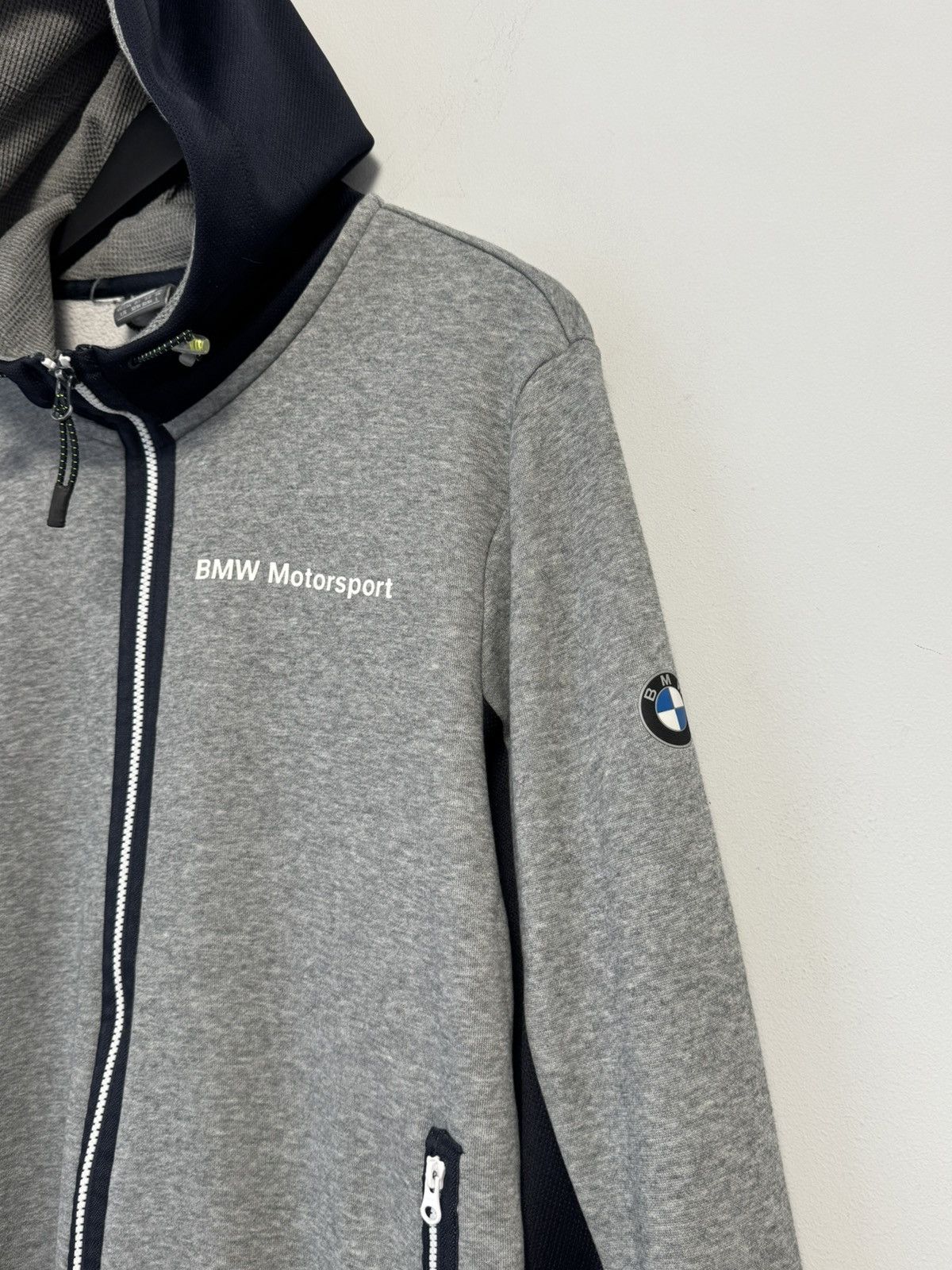 Puma PUMA Men's BMW L Motorsport Full-Zip Hoodie GRAY Size US L / EU 52-54 / 3 - 5 Thumbnail