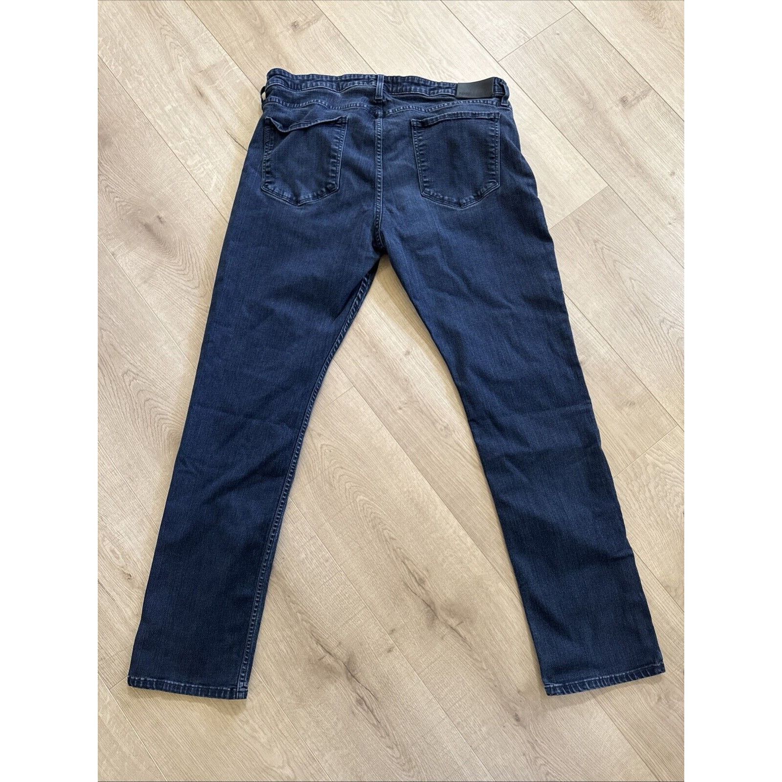 Paige Paige Men's Jeans Size 38 Federal Straight Leg Stretch Dark Size US 38 / EU 54 - 5 Thumbnail