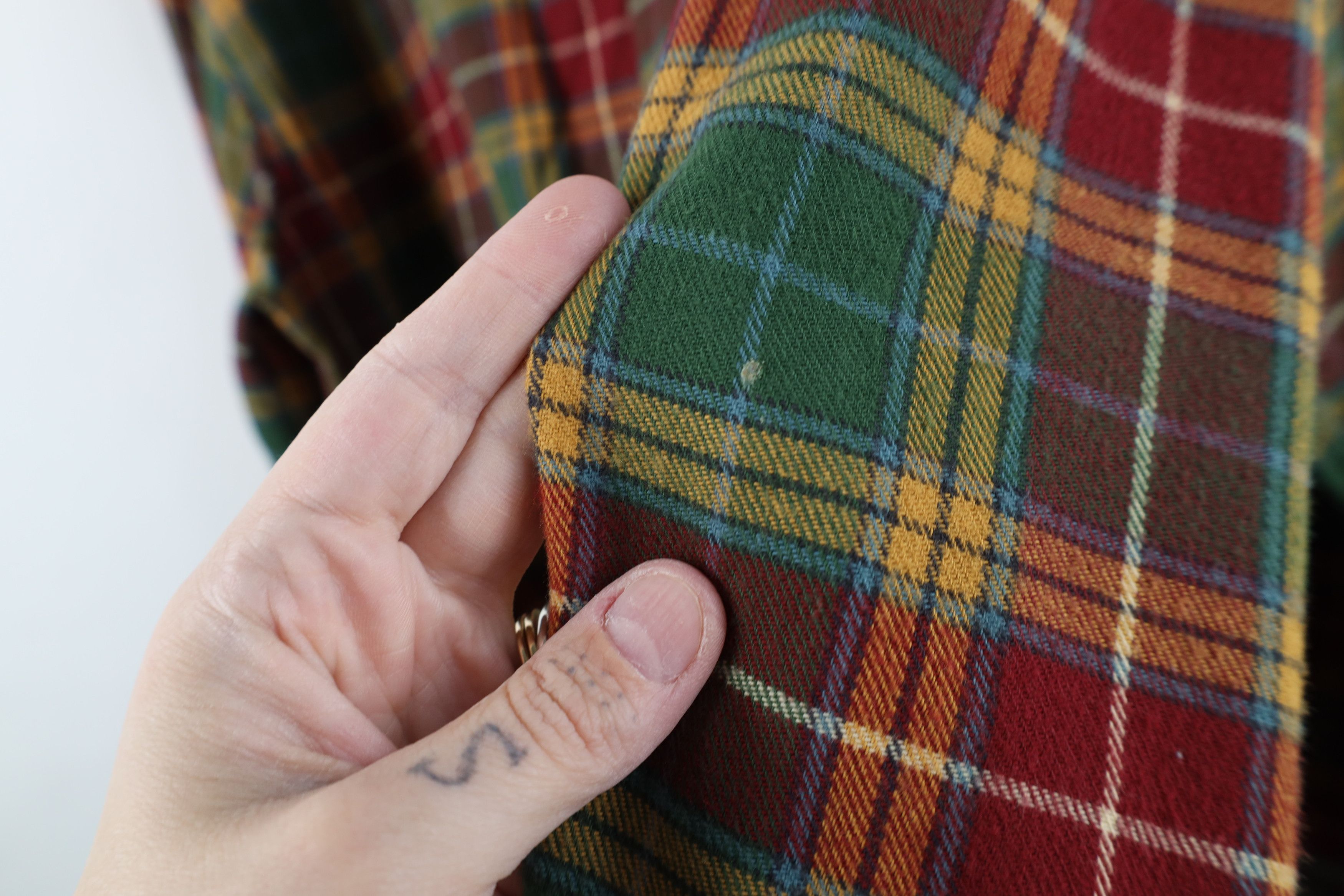 L.L. Bean Vintage LL Bean Flannel Collared Button Down Shirt Plaid Size US L / EU 52-54 / 3 - 12 Thumbnail