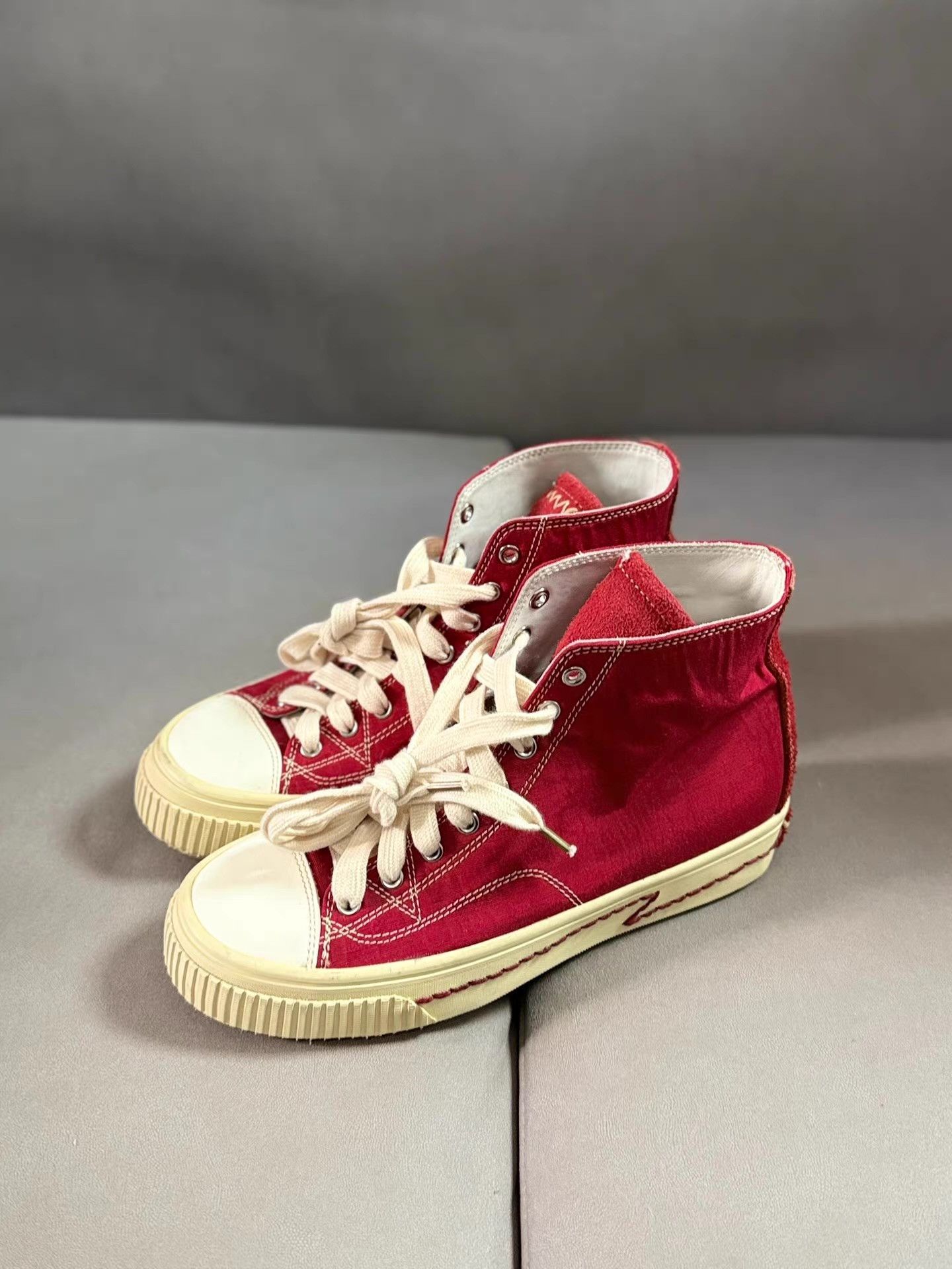 Visvim Visvim Kiefer High White & Red colorway Ｑ20 Size US 7 / IT 37 - 1 Thumbnail