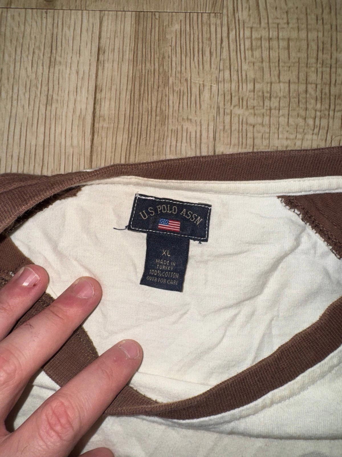 U.S. Polo Assn. U.S. Polo Assn. Chenile Patch T-Shirt 75% Sleeves Mens XL Size US XL / EU 56 / 4 - 3 Thumbnail