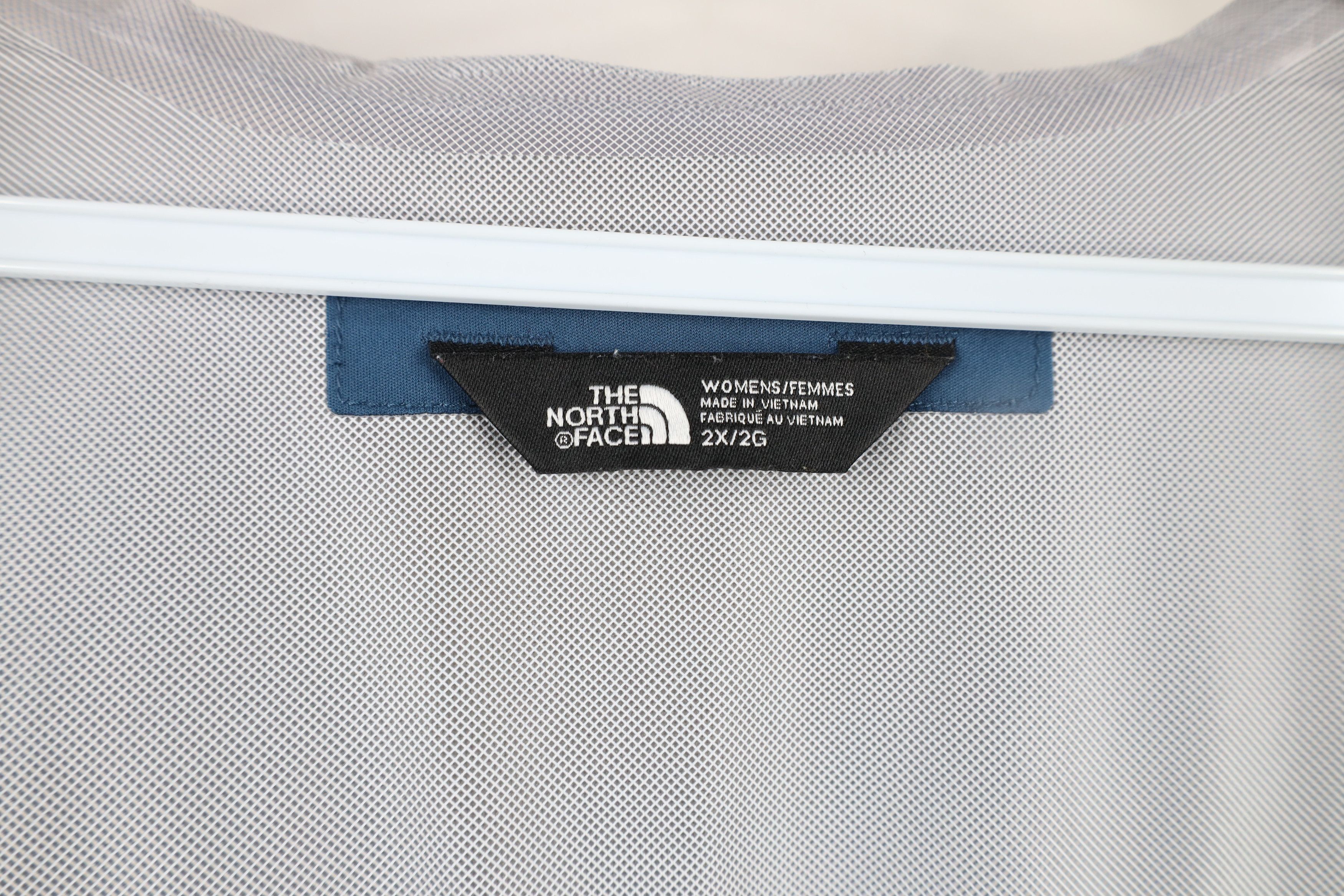The North Face × Vintage The North Face DryVent Waterproof Hooded Rain Jacket Blue Size XXL / US 16-18 / IT 52-54 - 10 Thumbnail