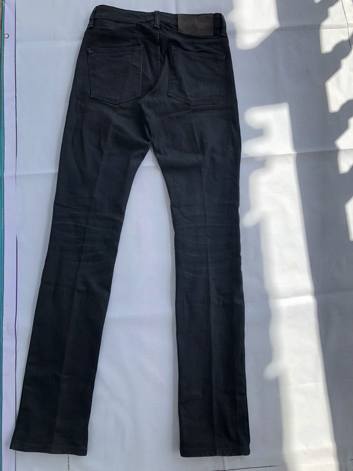 Naked & Famous Naked & Famous Black Power Stretch Jeans Denim Size US 30 / EU 46 - 6 Thumbnail