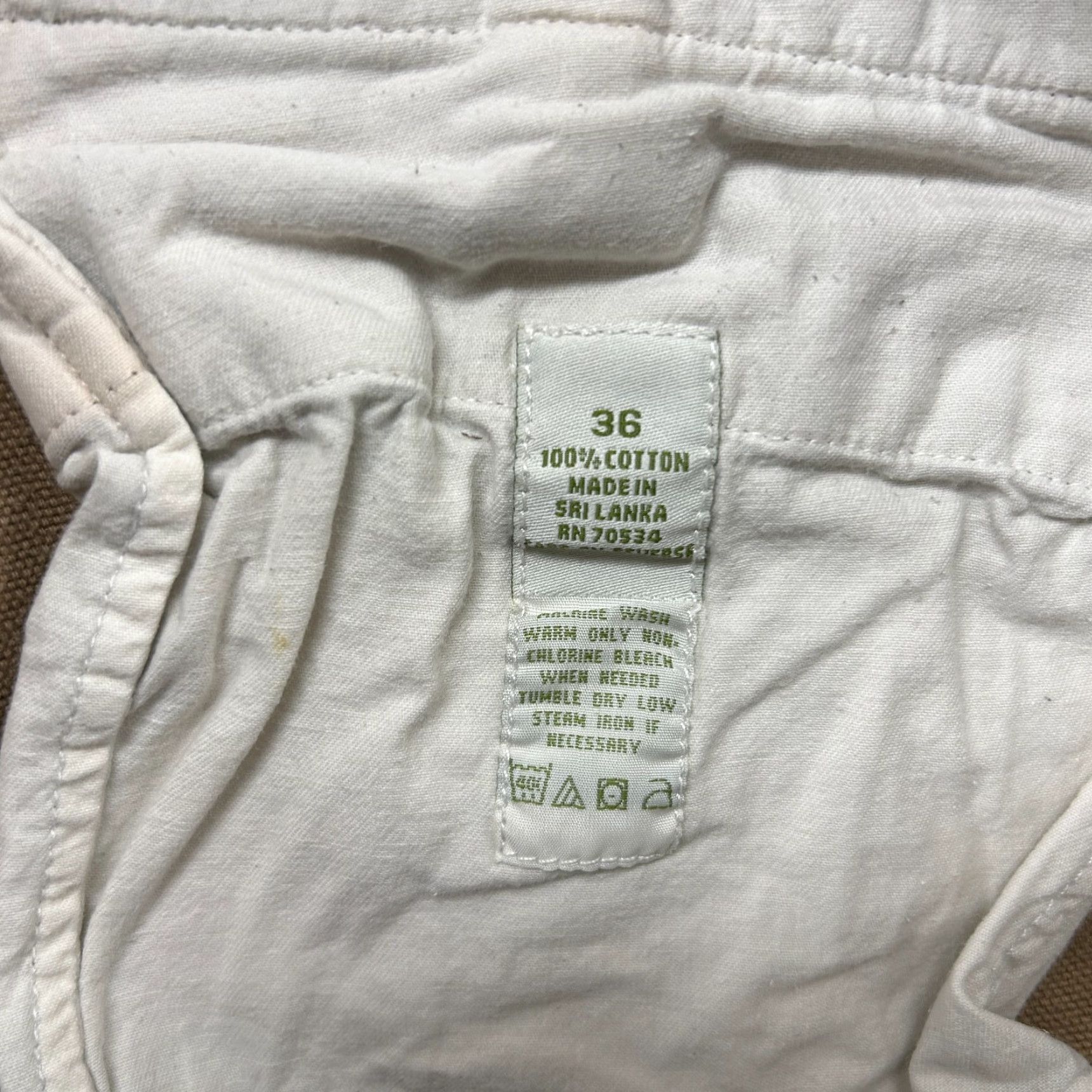 Orvis Orvis Pants Mens 36x32 Brown Chino Relaxed Straight Canvas Cotton Workwear Baggy Size US 36 / EU 52 - 7 Thumbnail