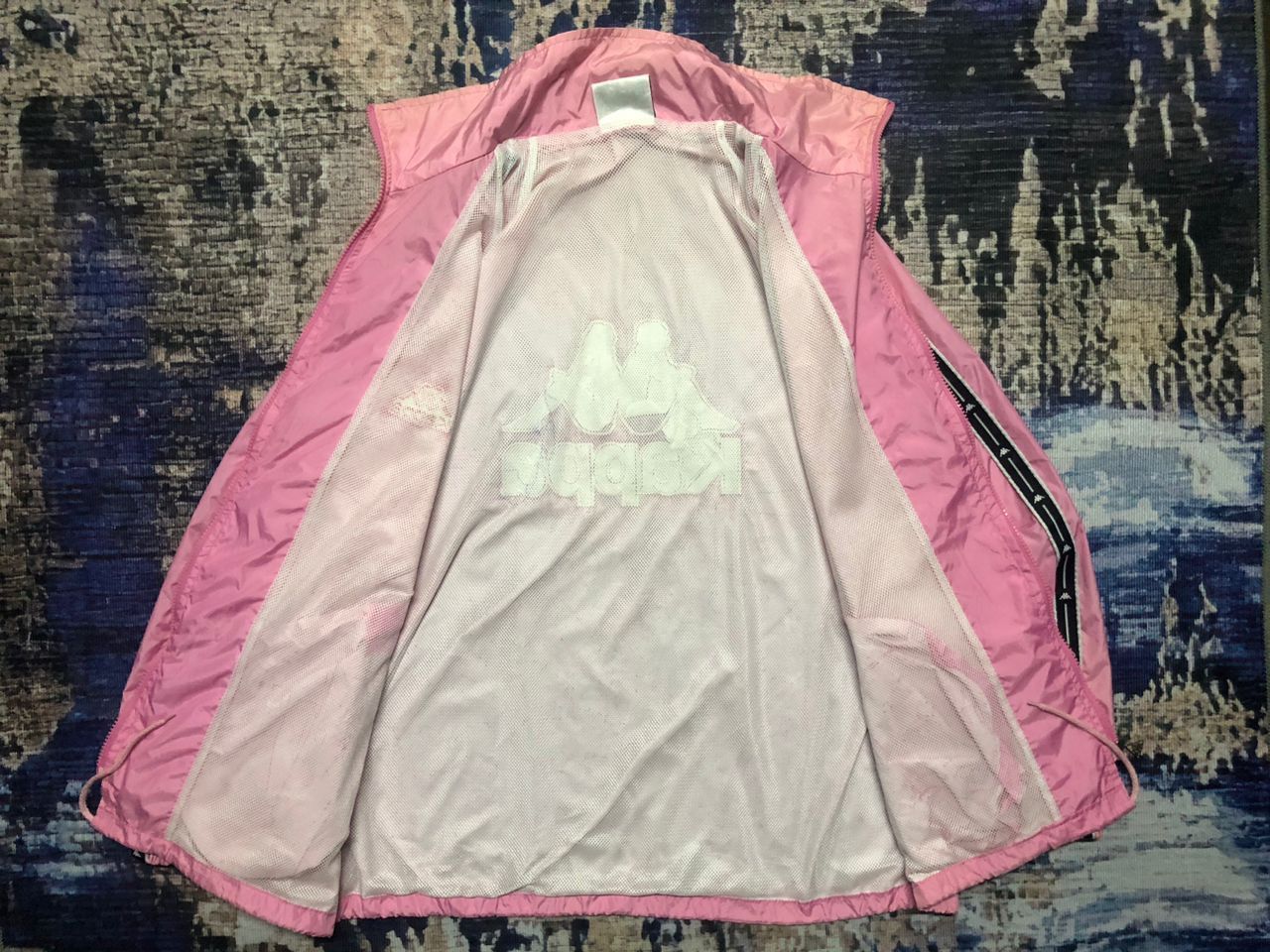 Kappa Vintage Kappa Side Tape Big Logo Windbreaker Size M / US 6-8 / IT 42-44 - 3 Thumbnail