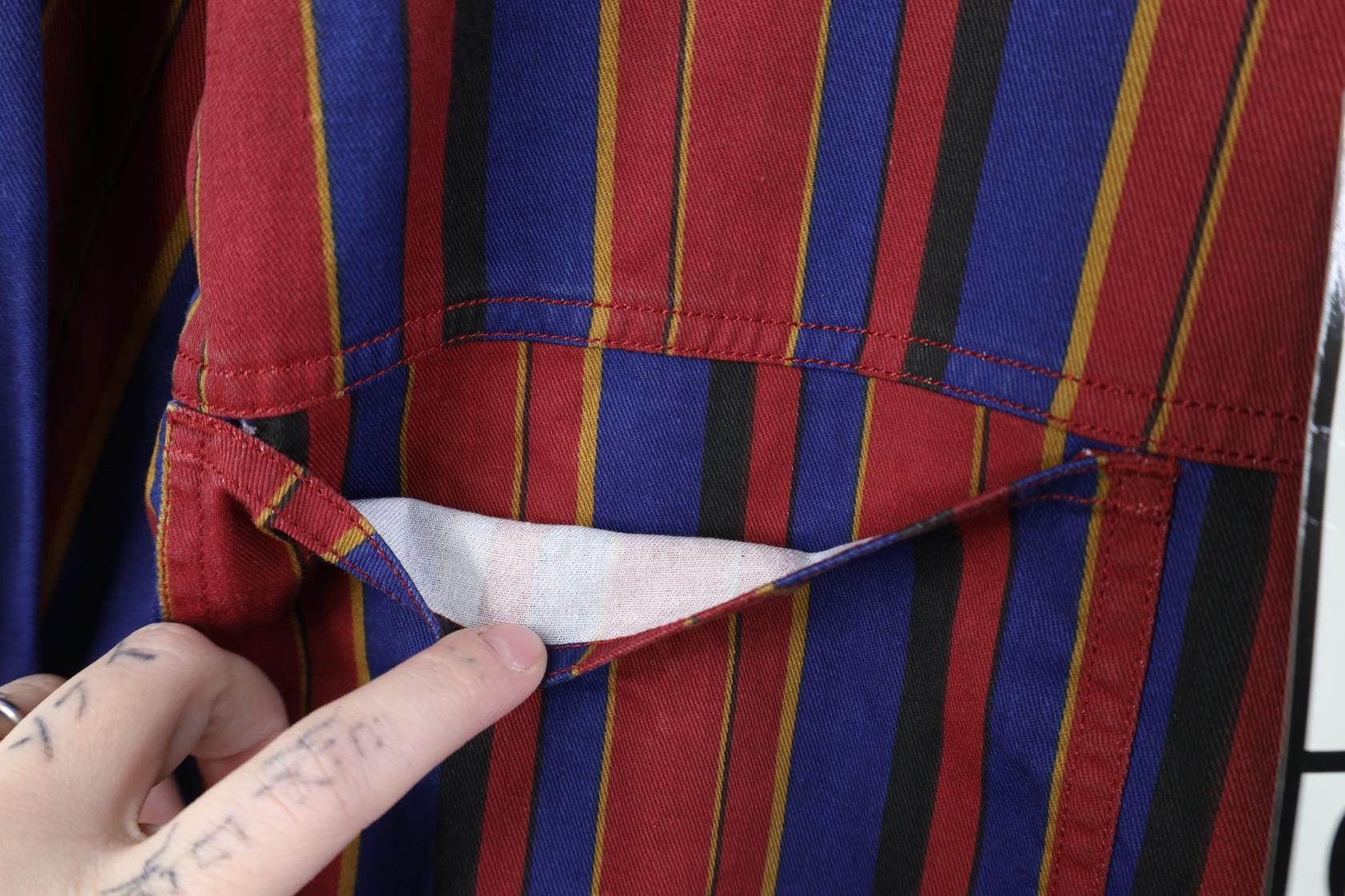 Vintage Deadstock Vintage 90s Streetwear Big Pocket Button Shirt Size US XXL / EU 58 / 5 - 6 Thumbnail
