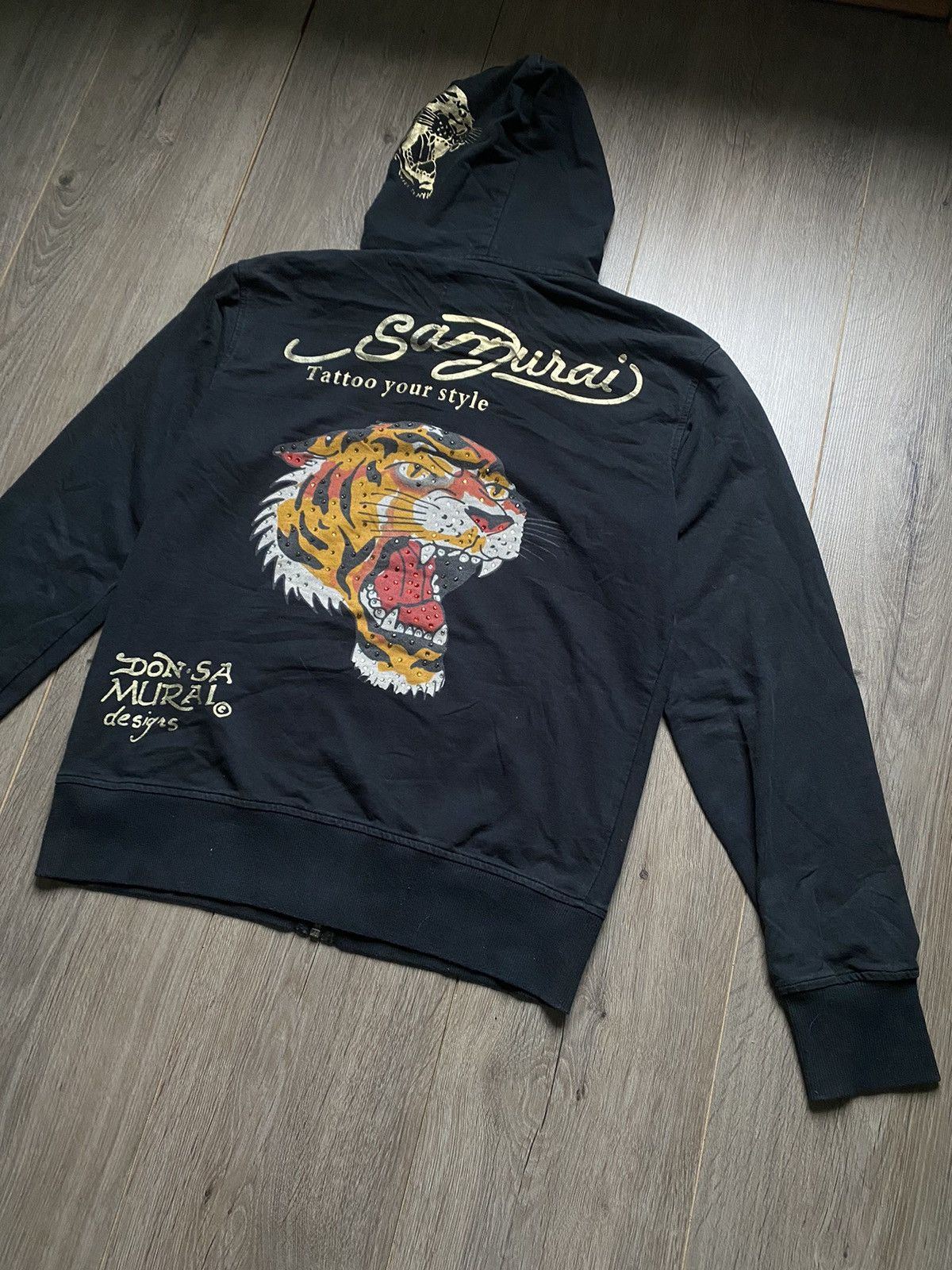 Ed Hardy Ed Hardy Samurai Zip Up Hoodie Ed Hardy Zip Hoodie Samurai Size US M / EU 48-50 / 2 - 7 Thumbnail