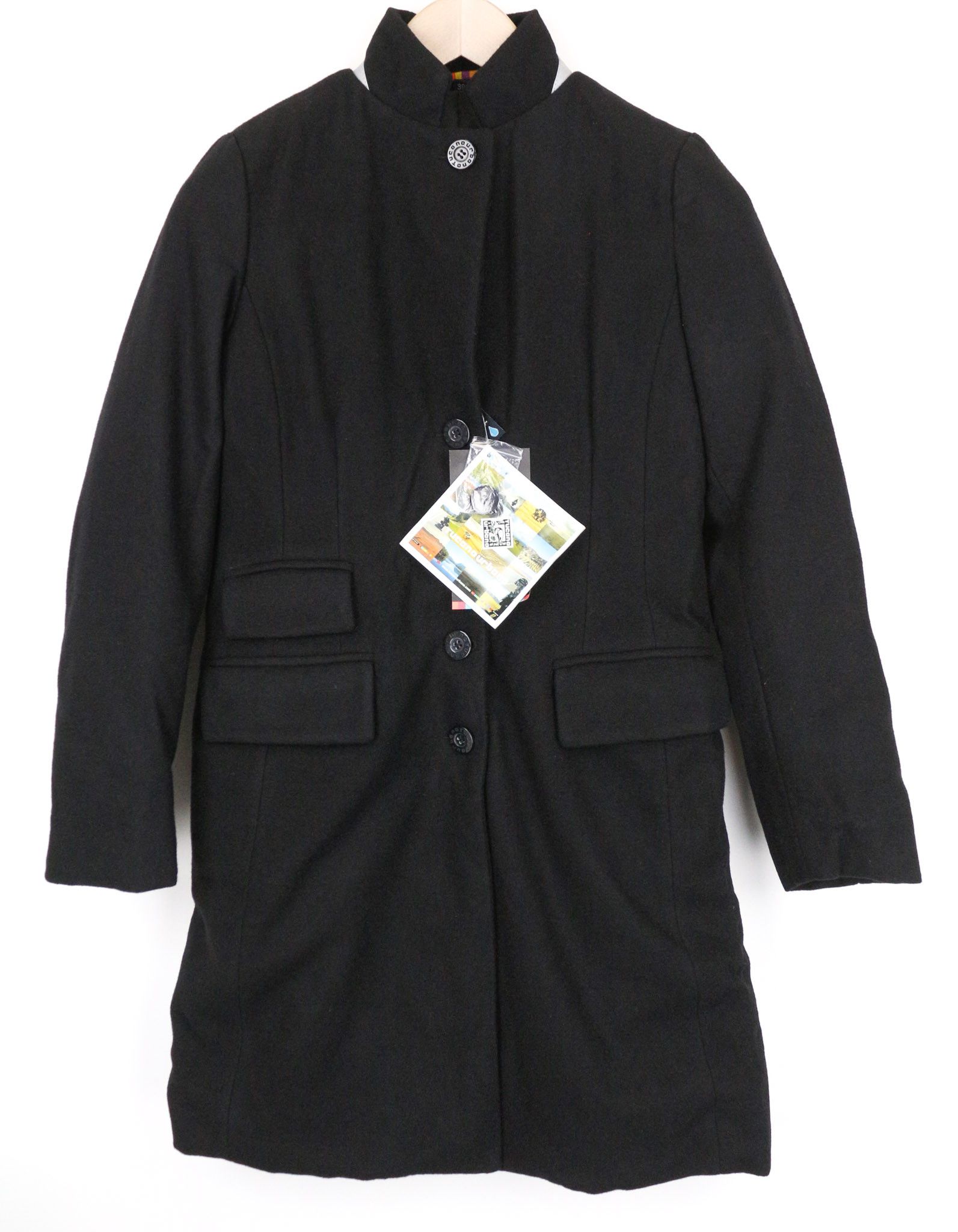 Other NEW CARMEN IT38 Black Wool Moto Coat 75202 Size M / US 6-8 / IT 42-44 - 1 Thumbnail