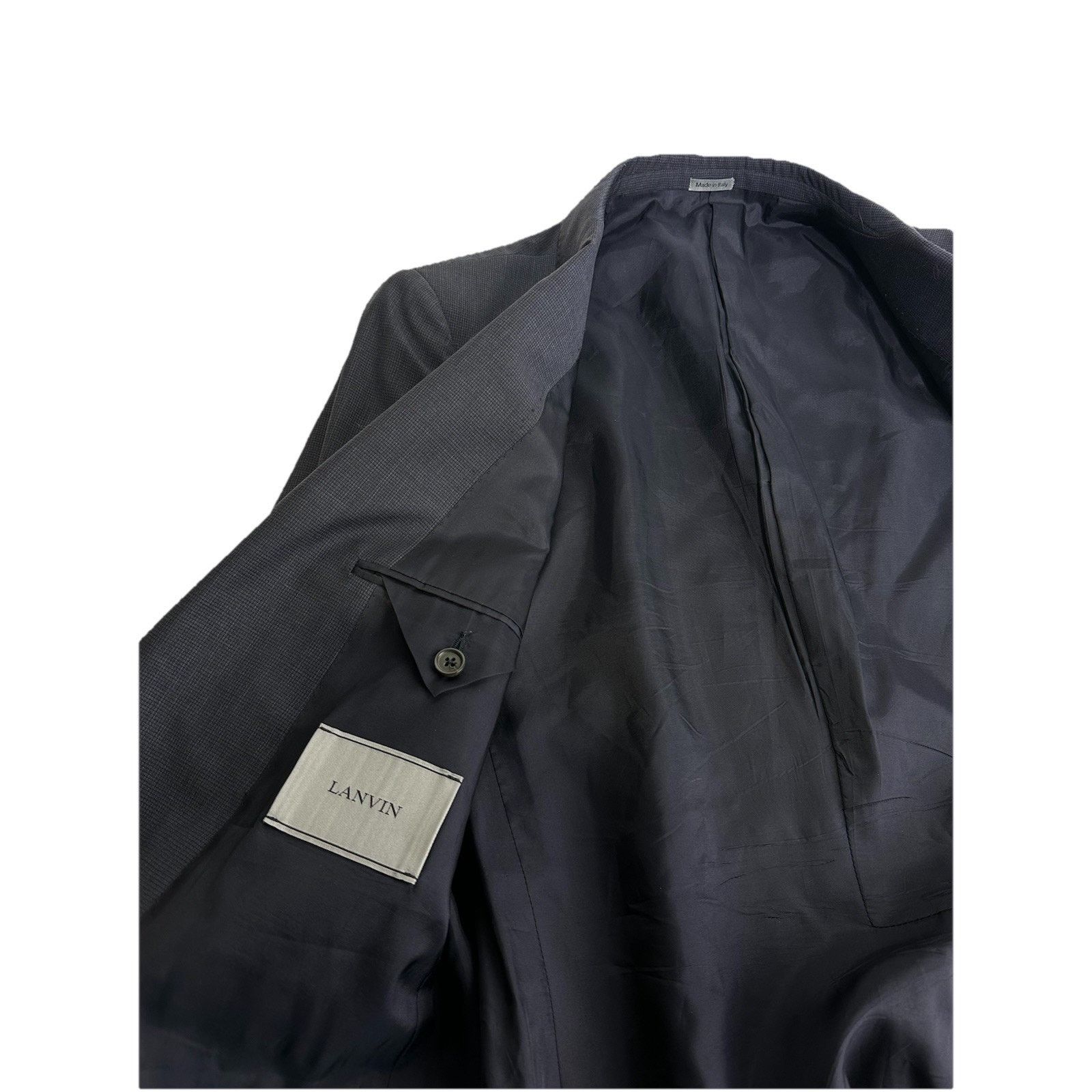 Lanvin Lanvin mens Size 40 blue wool sports coat blazer Size 40R - 5 Thumbnail