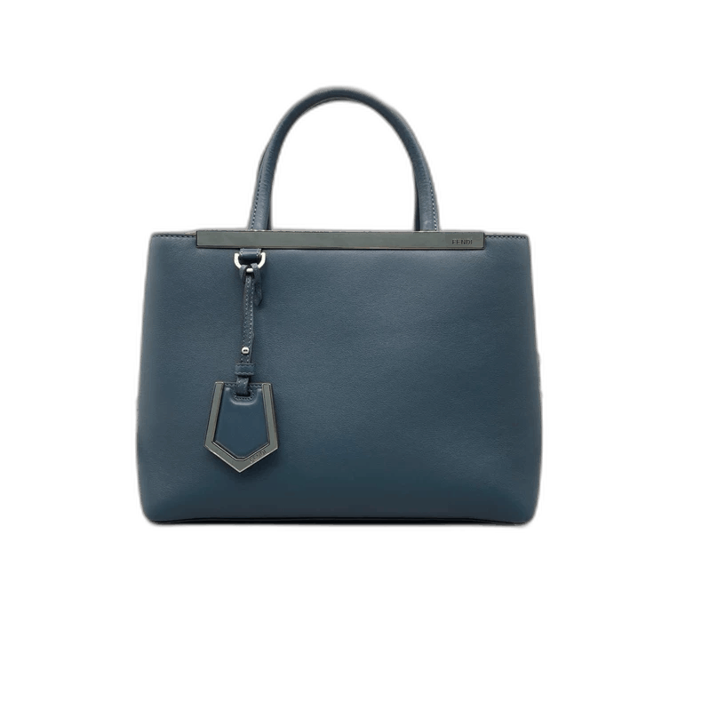 Fendi 2 Jours Small Tote Bag-2505 in Blue, Men's