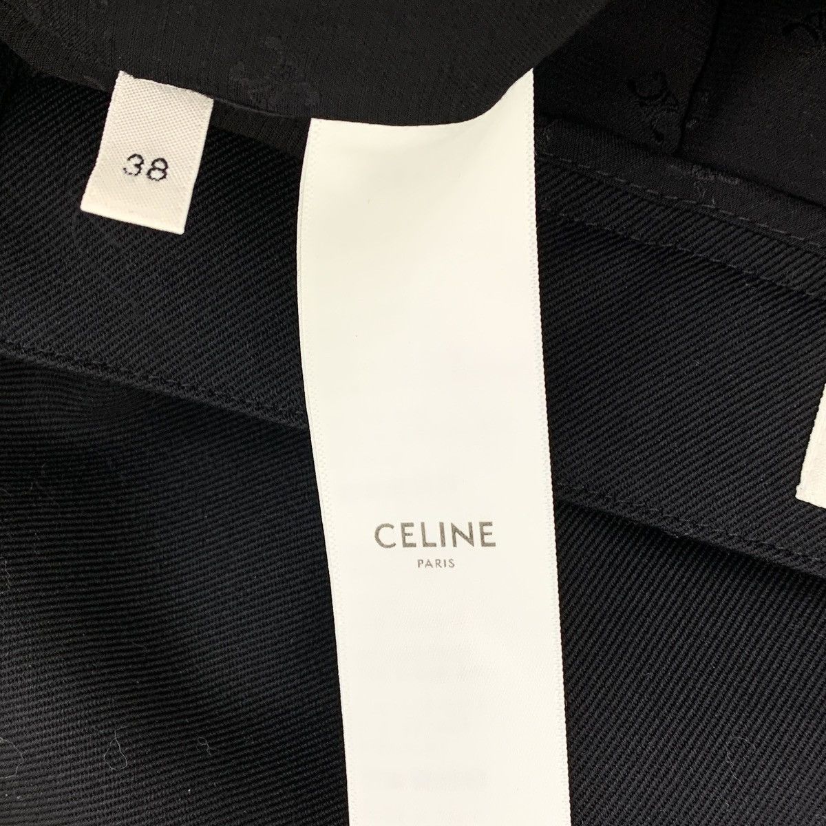 Celine Celine Black Horsebit Pleated Wool Casual Long Skirt K26WX Size 26" / US 2 / IT 38 - 8 Thumbnail