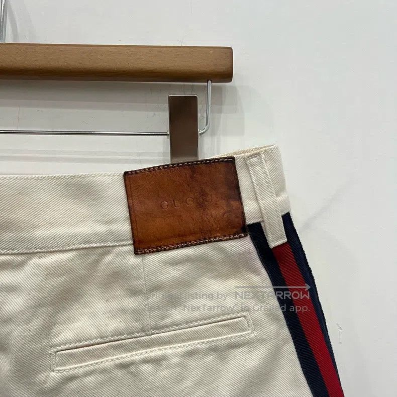 Gucci Gucci Striped leather shorts Size 28" / US 6 / IT 42 - 3 Thumbnail