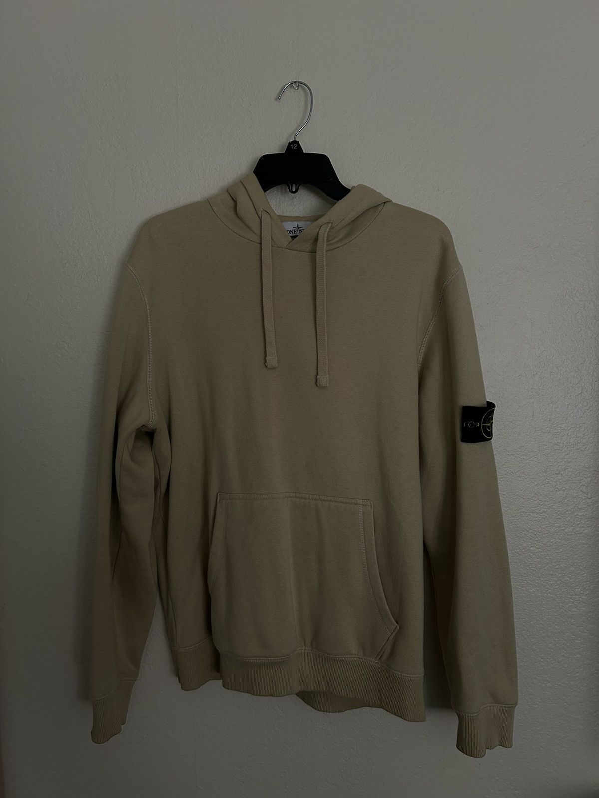 image of Stone Island Hoodie- in Beige, Men's (Size Large)