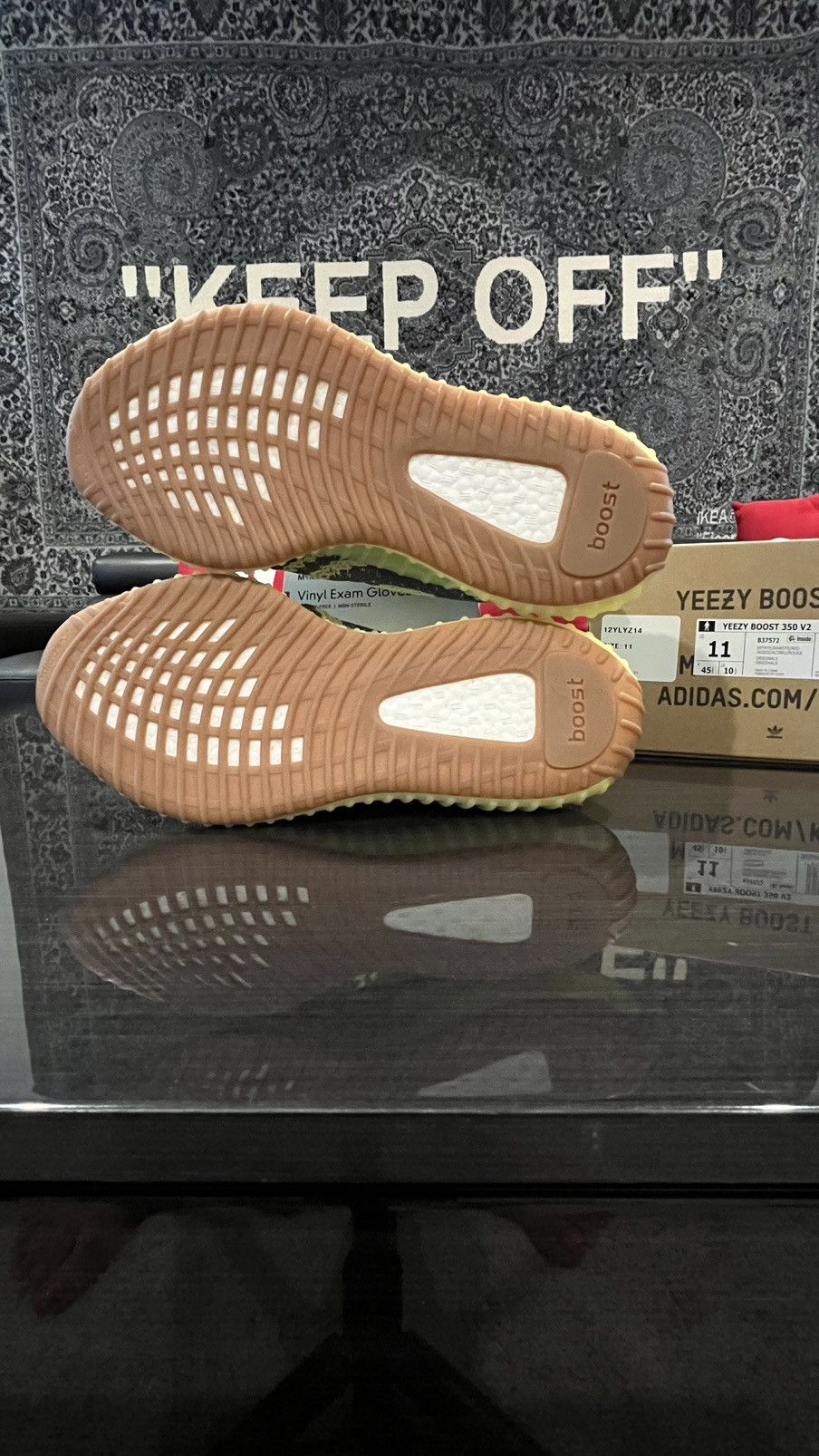 Adidas × Kanye West adidas Yeezy Boost 350 V2 Semi Frozen Yellow Size US 11 / EU 44 - 5 Thumbnail