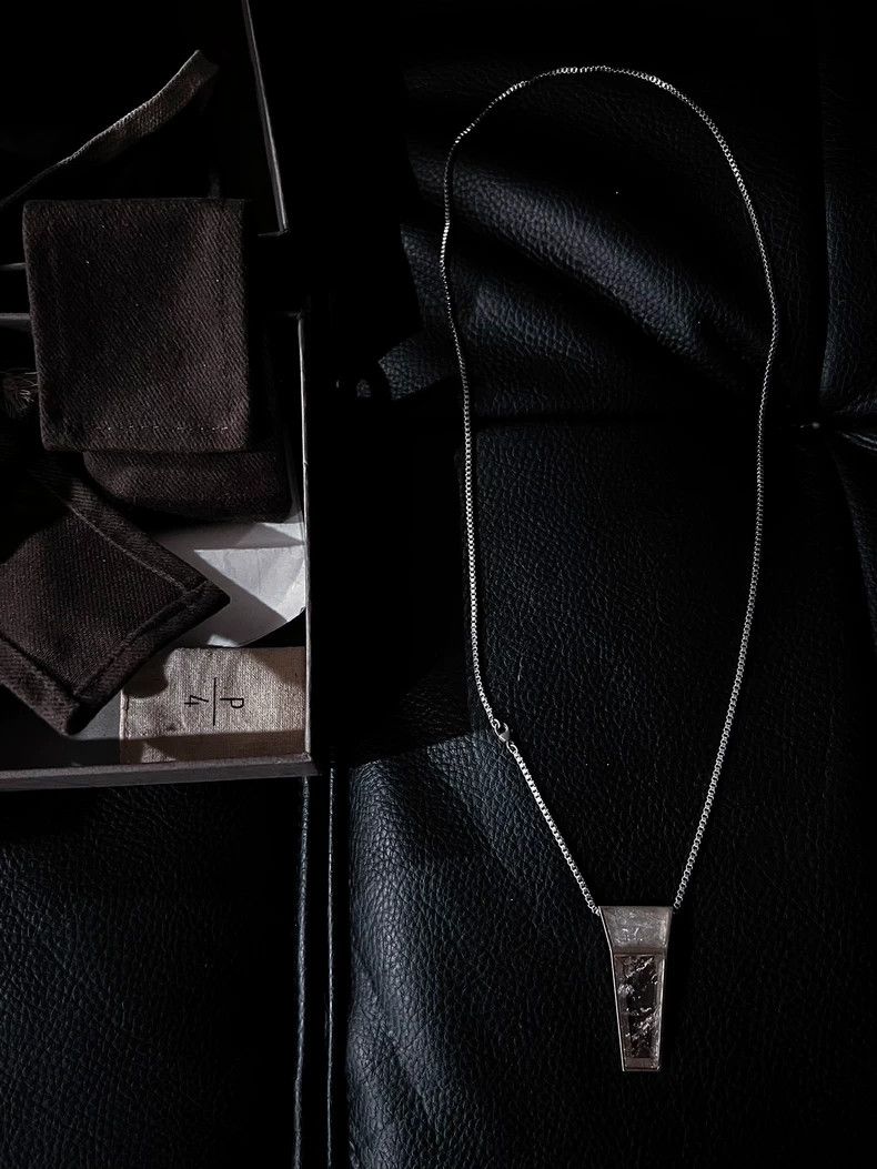 Rick Owens rick owens 23 FW brass crystal necklace Size ONE SIZE - 1 Thumbnail