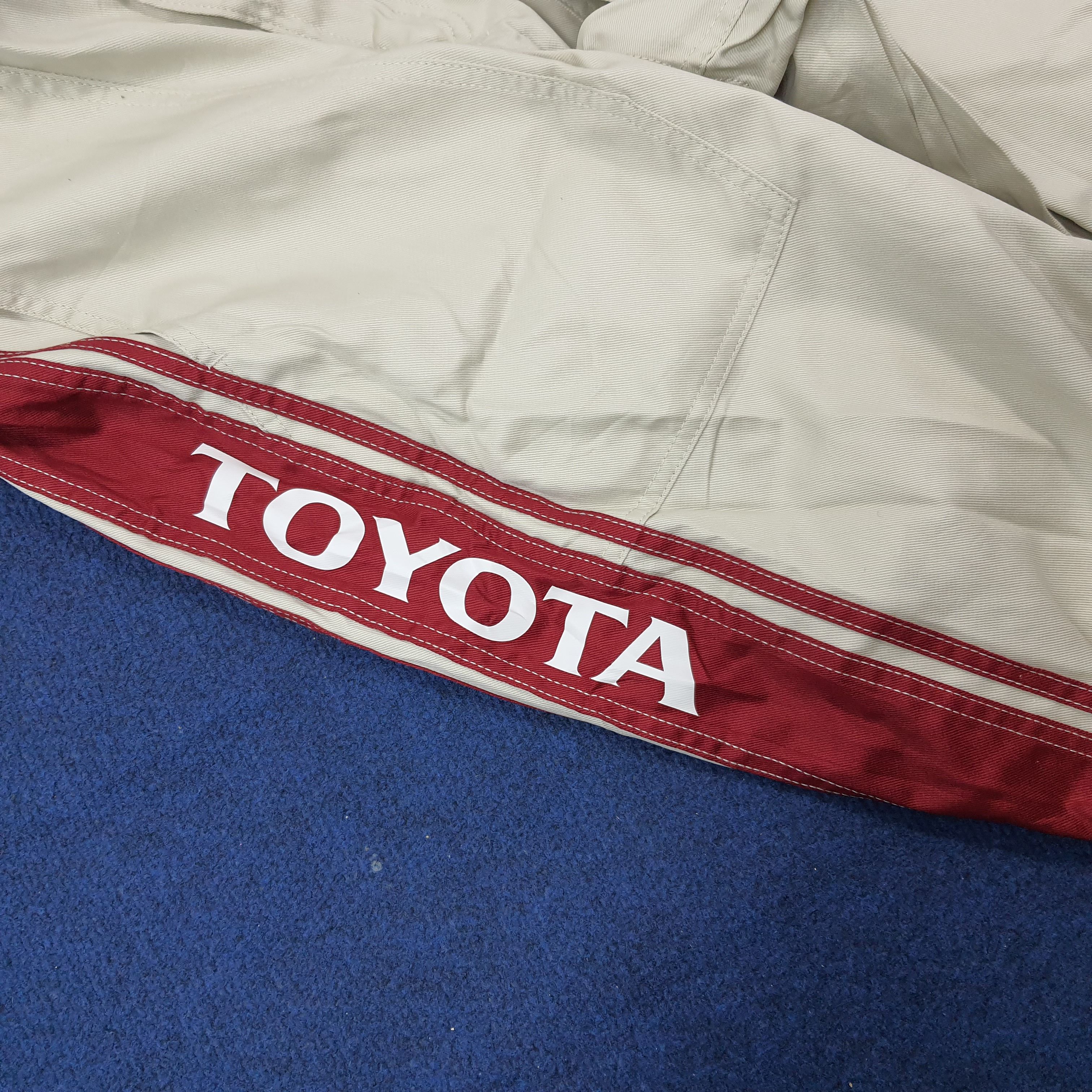 Japanese Brand Vintage Toyota TECNO Racing 90s Workwear Coverall C274N26 Size US L / EU 52-54 / 3 - 11 Thumbnail