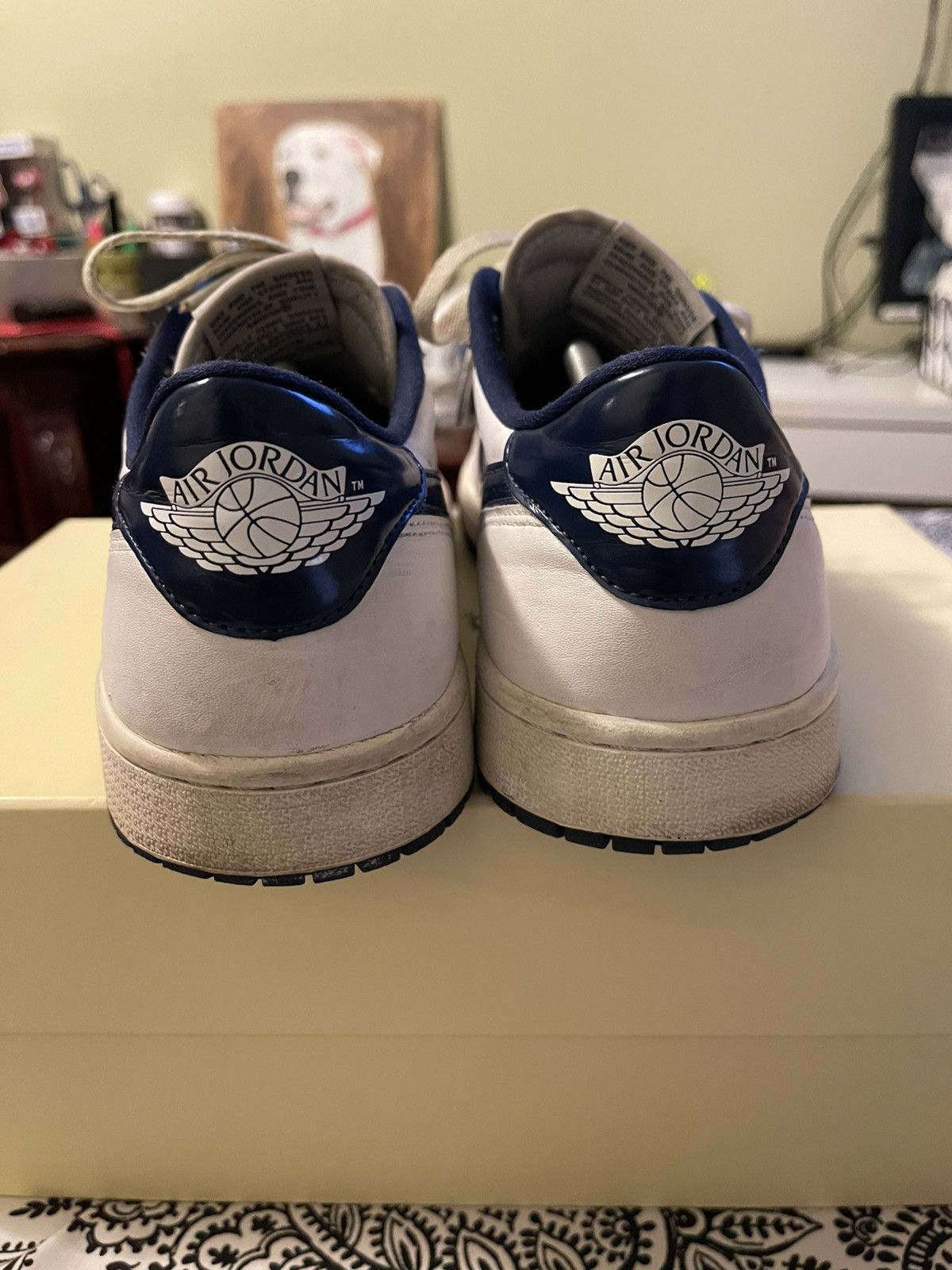 Jordan Brand × Nike Air Jordan 1 Low Metallic Blue (2015) Size US 11 / EU 44 - 5 Thumbnail