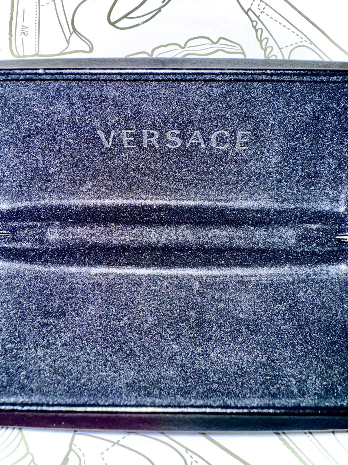 Versace Medium Black Versace Eyeglass Case Size ONE SIZE - 4 Thumbnail